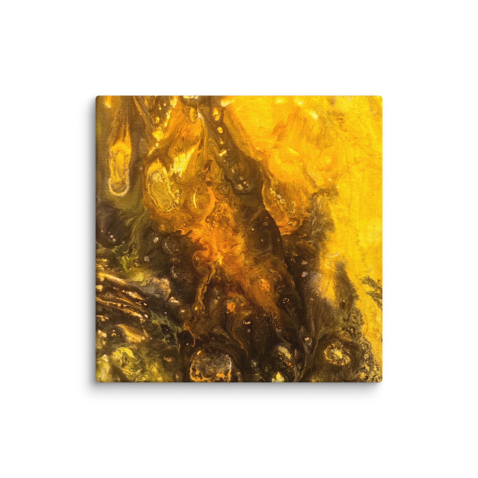 Flame canvas print image for product listing in 36 x 36 inch statement piece