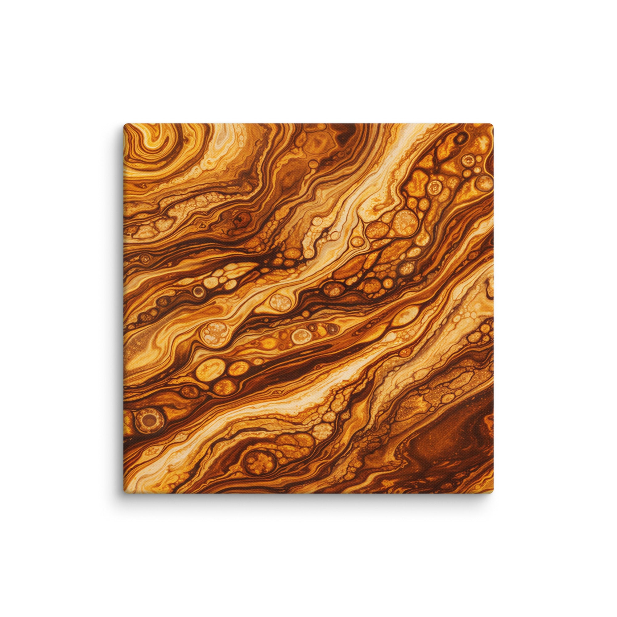 Molten Cells canvas print image for product listing in 36 x 36 inch statement piece