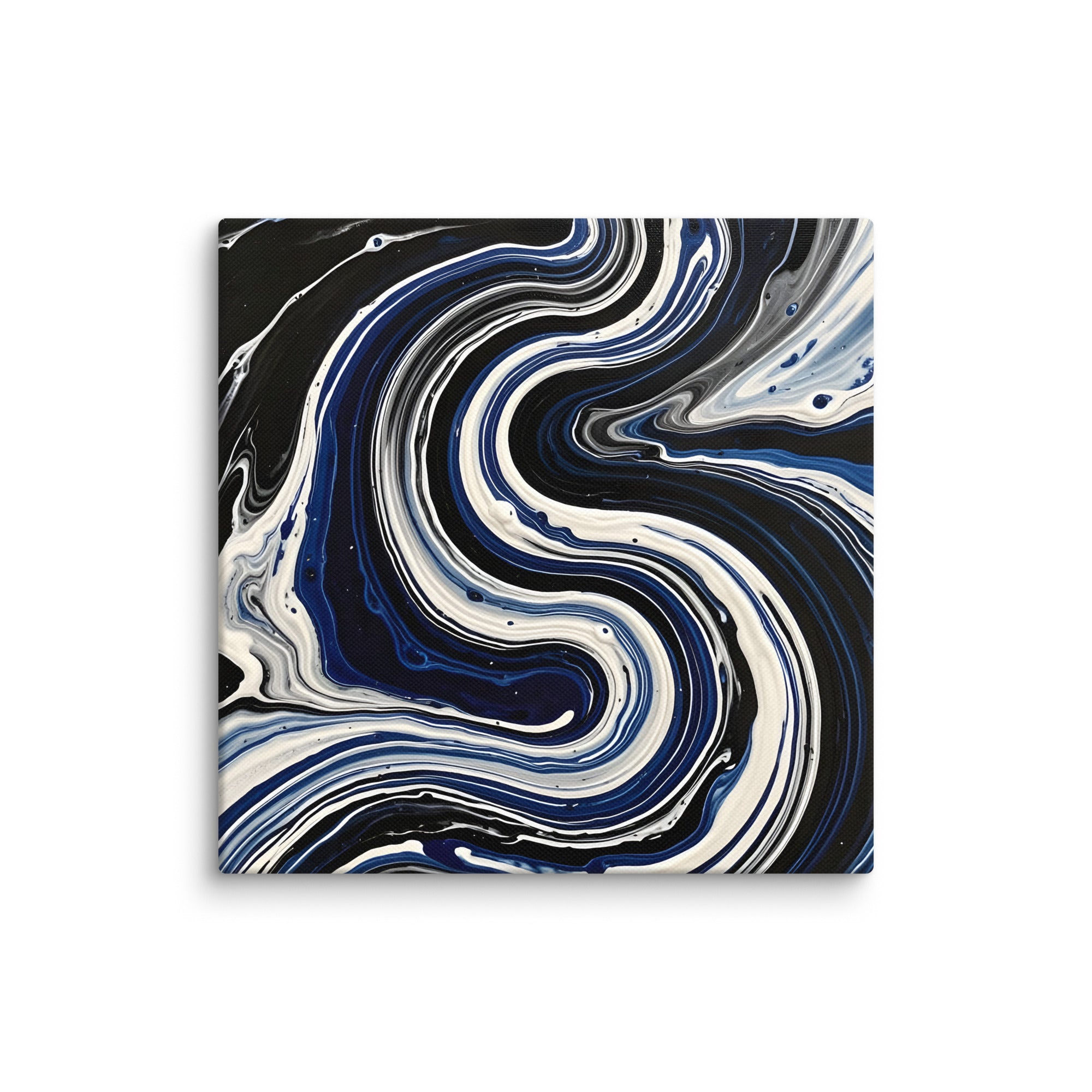 Midnight Surge canvas print front-facing product image in 36 x 36 inch statement piece