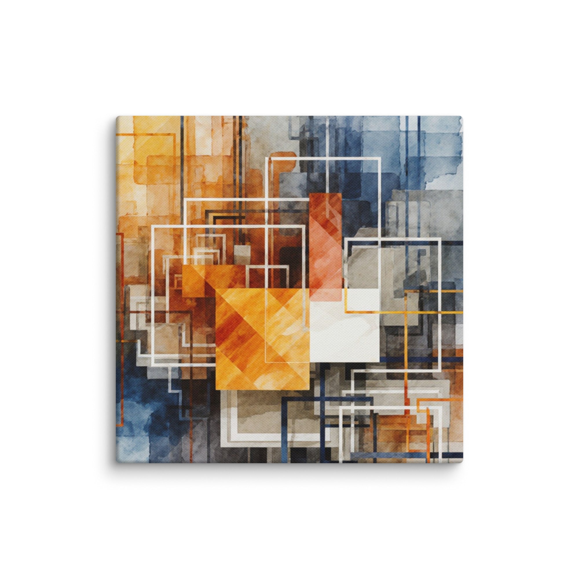 Reticle canvas print front-facing product image in 36 x 36 inch statement piece