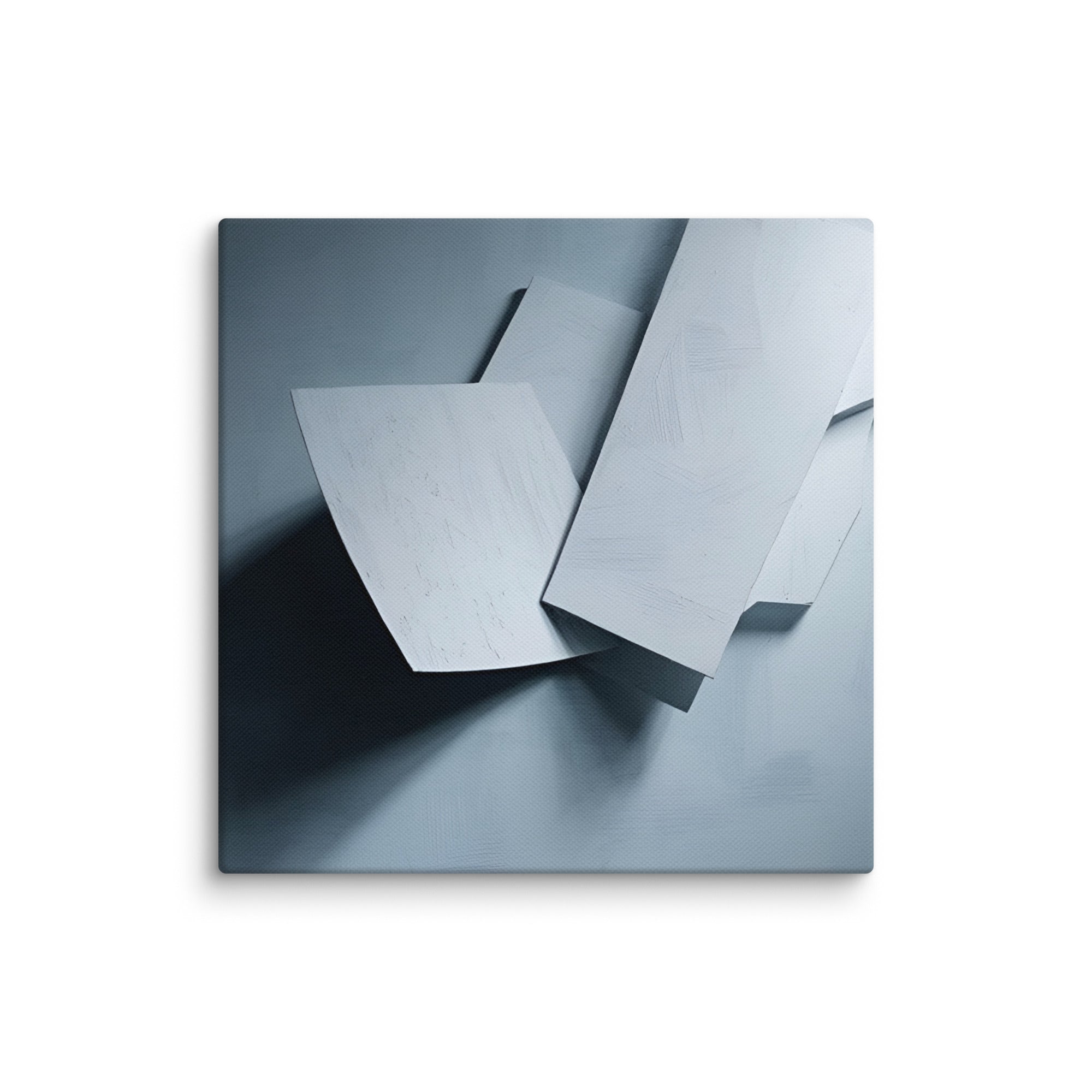 Silhouette canvas print wall display image in 37 x 37 inch statement piece