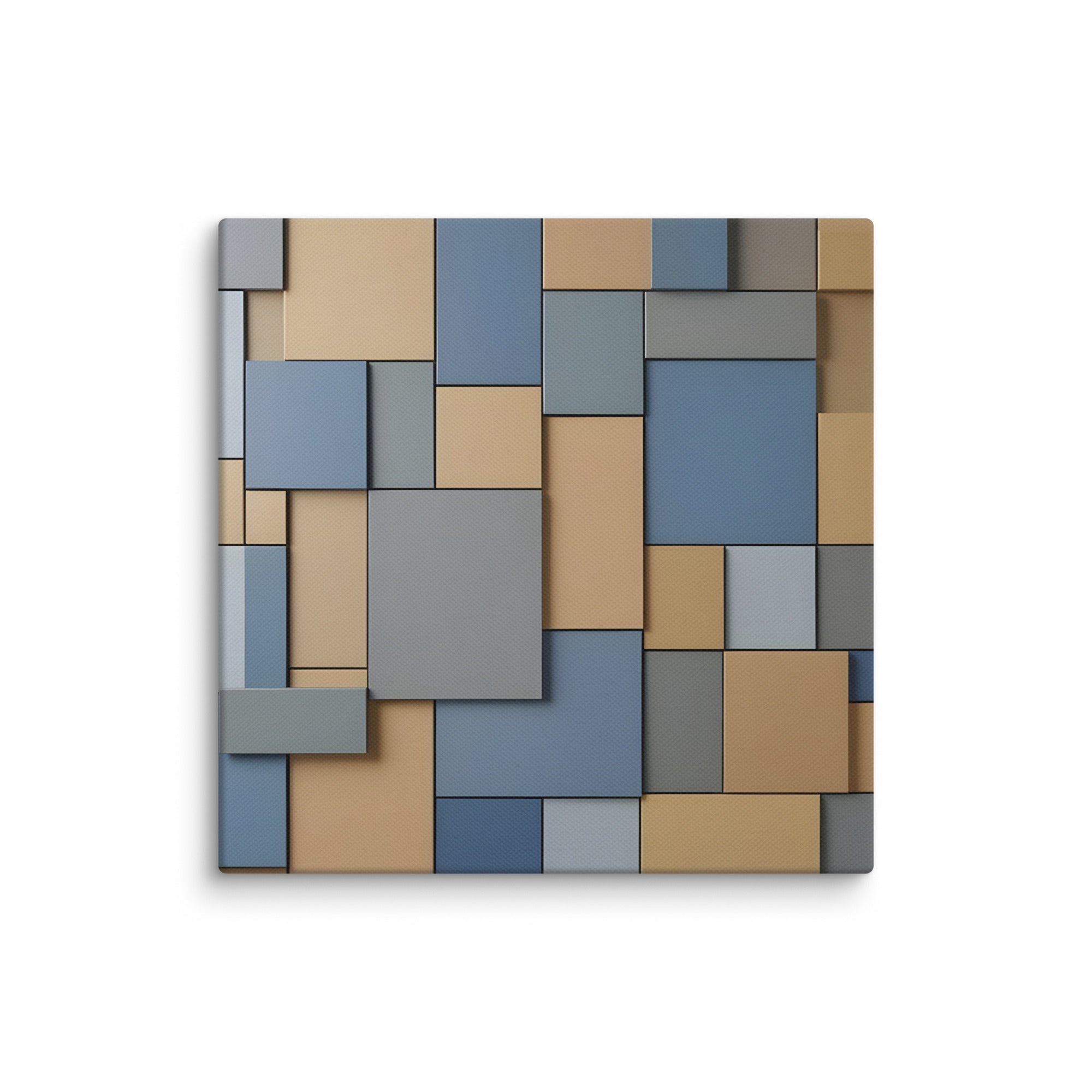Agate canvas print wall display image in 37 x 37 inch statement piece
