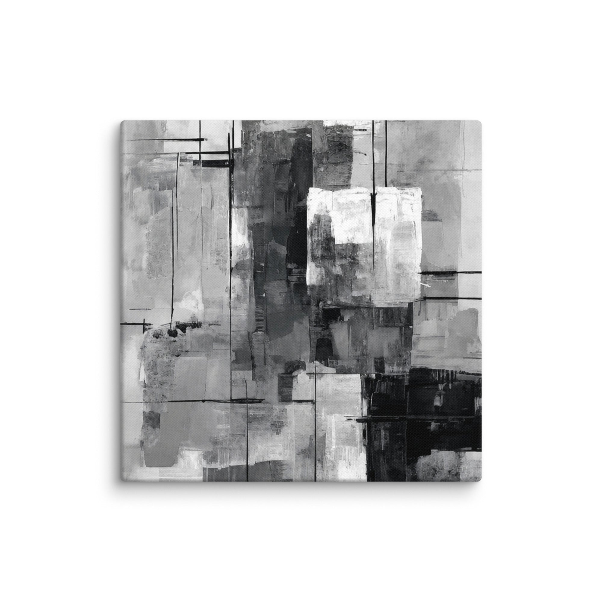 Align canvas print front-facing product image in 36 x 36 inch statement piece