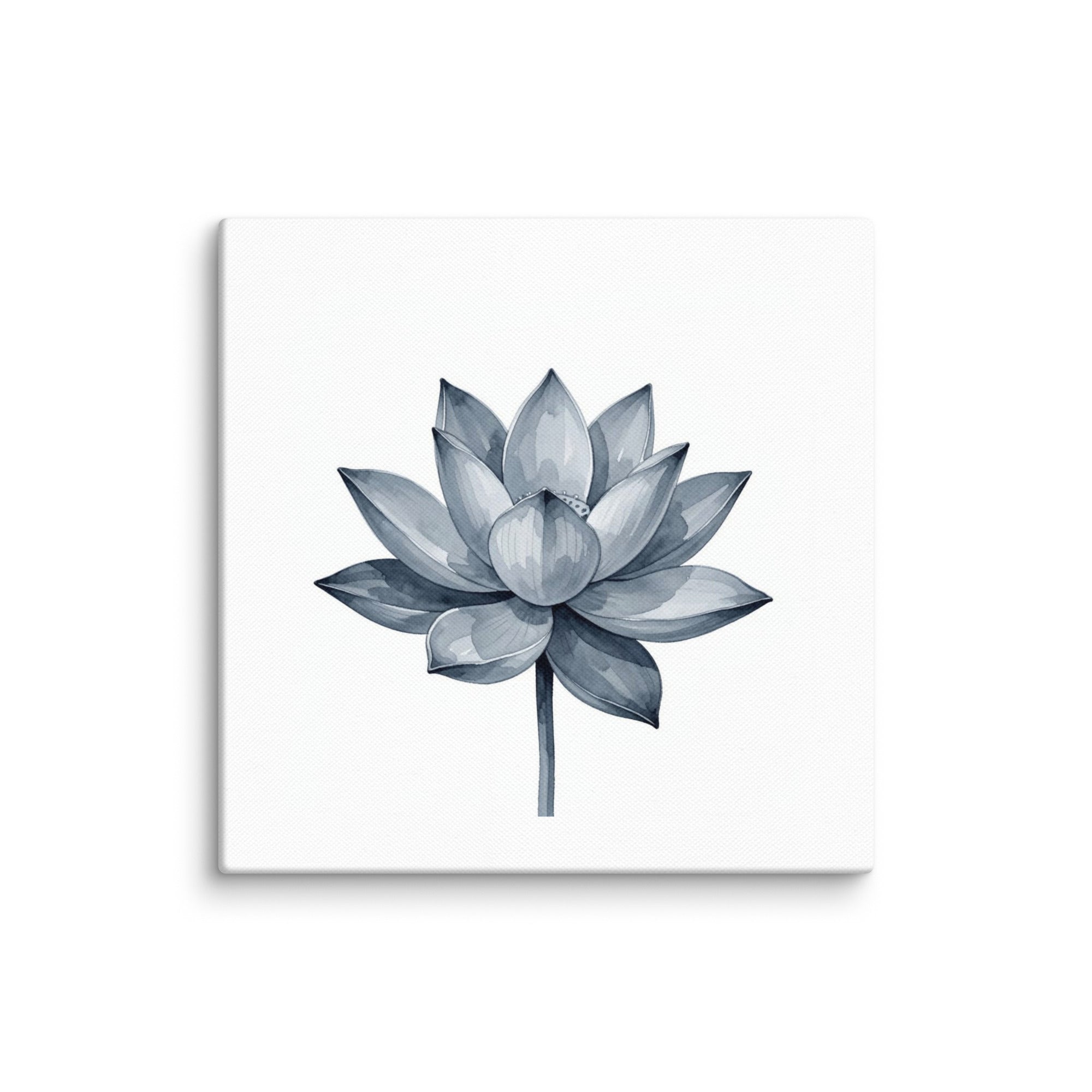 Slate IV canvas print shown in wall display view in 6 x 6 inch universal size