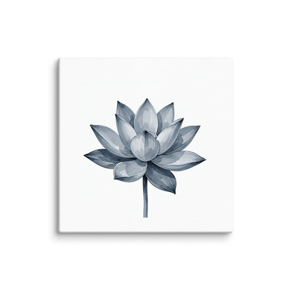 Slate IV canvas print shown in wall display view in 6 x 6 inch universal size
