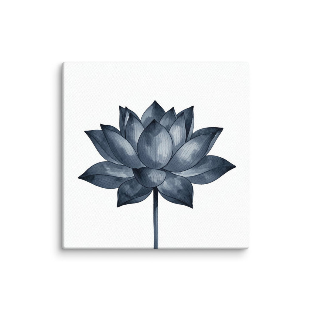 Slate V canvas print shown in wall display view
