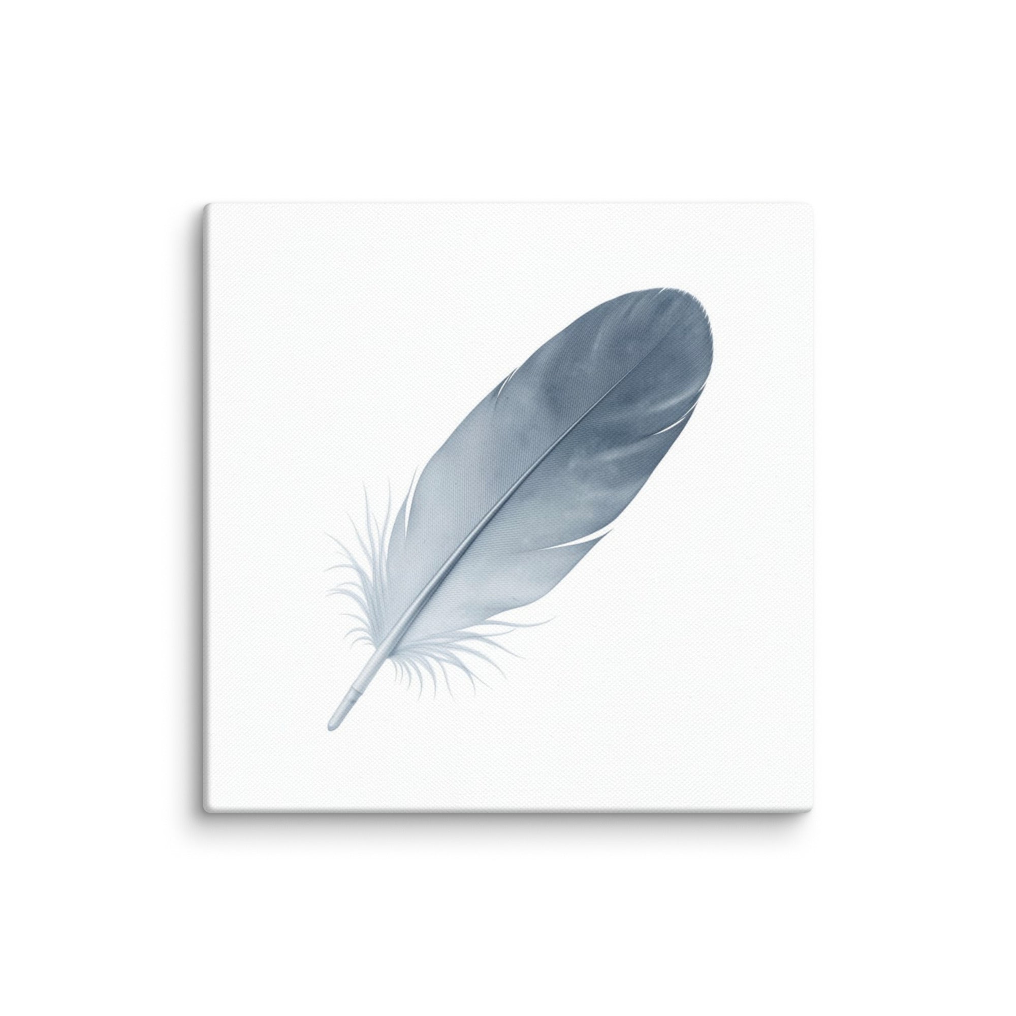 Slate VI canvas print shown in wall display view in 6 x 6 inch universal size