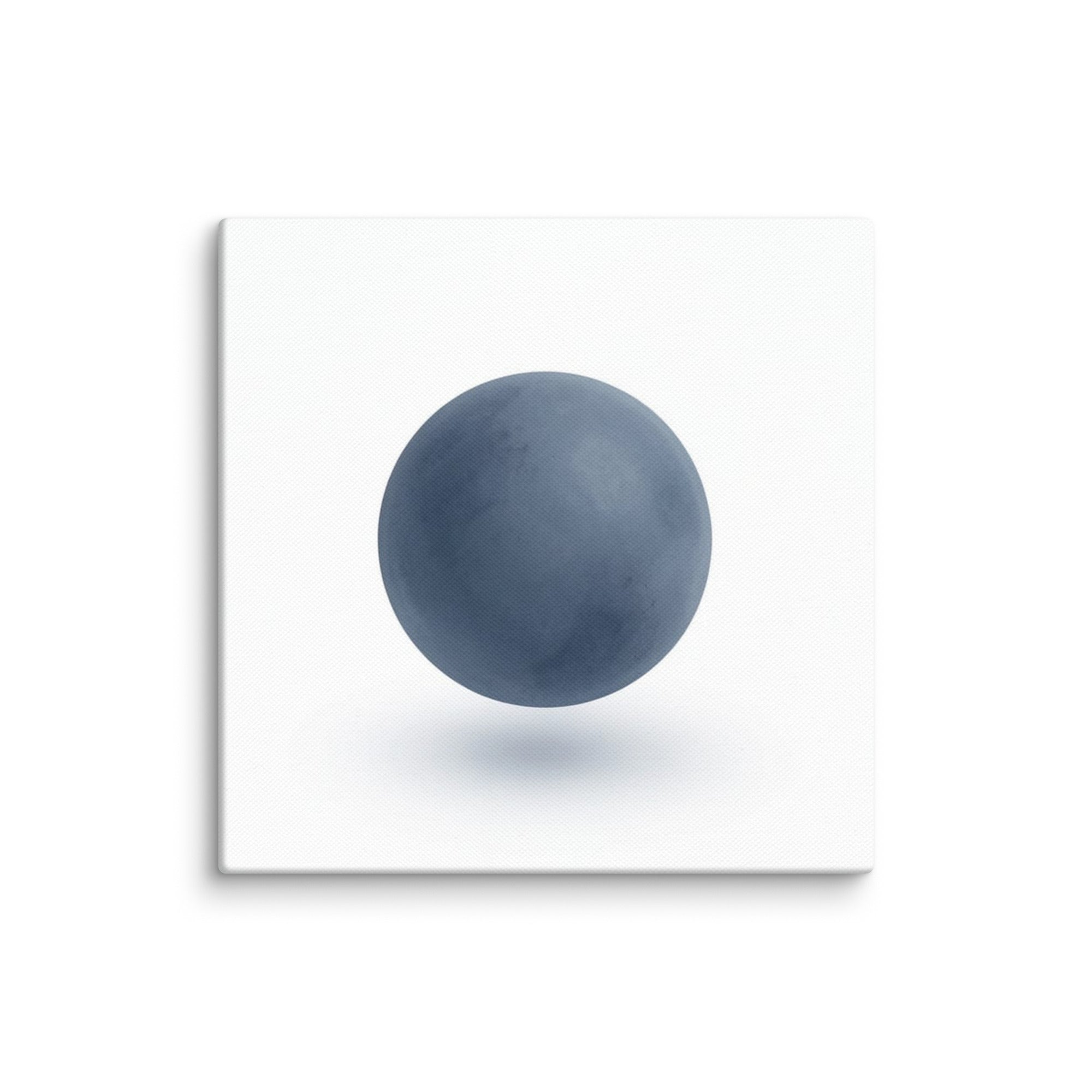 Slate VII canvas print shown in wall display view in 6 x 6 inch universal size