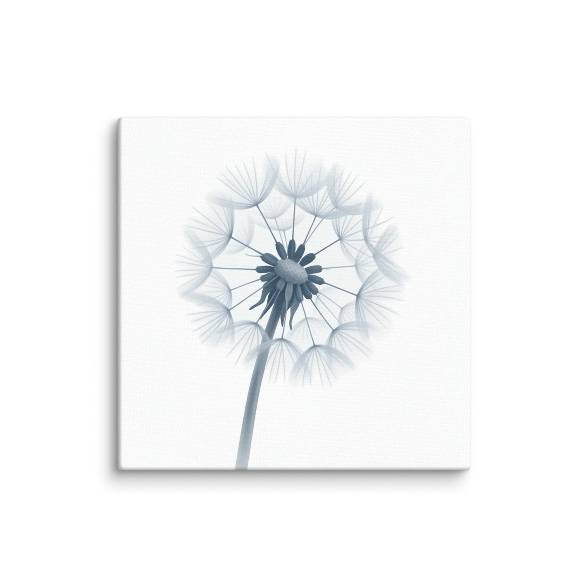 Slate VIII canvas print shown in wall display view in 6 x 6 inch universal size
