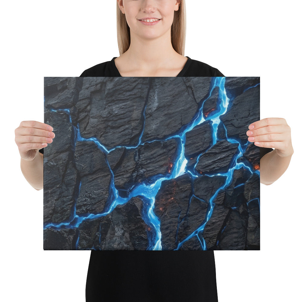 Effusions canvas print, product view in 14 x 14 inch universal size