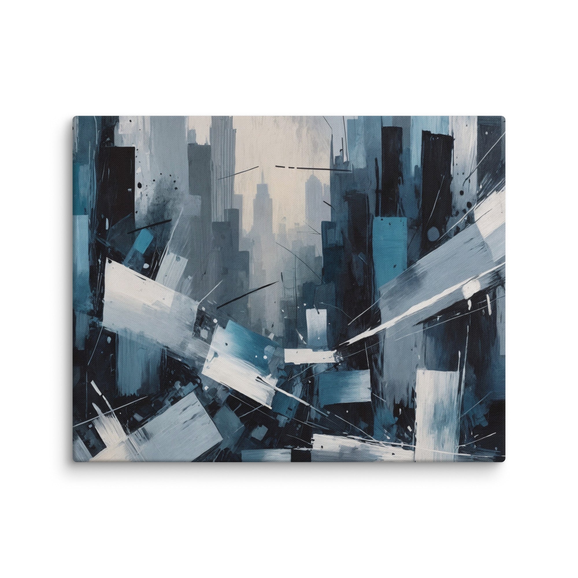 Zephyr canvas skyline with product details shown in 16 x 24 inch universal size