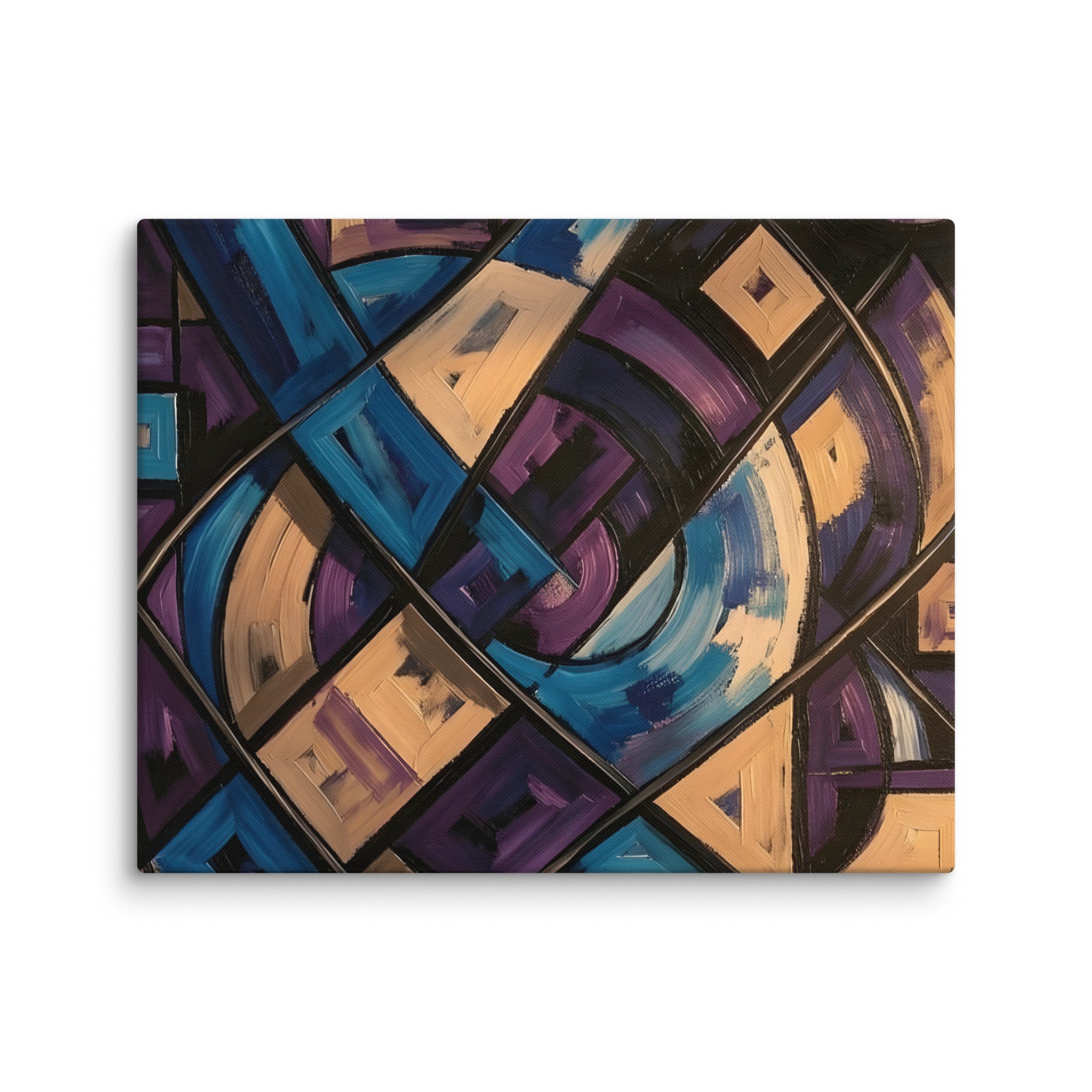 Relic canvas print shown in wall display view in 16 x 20 inch universal size