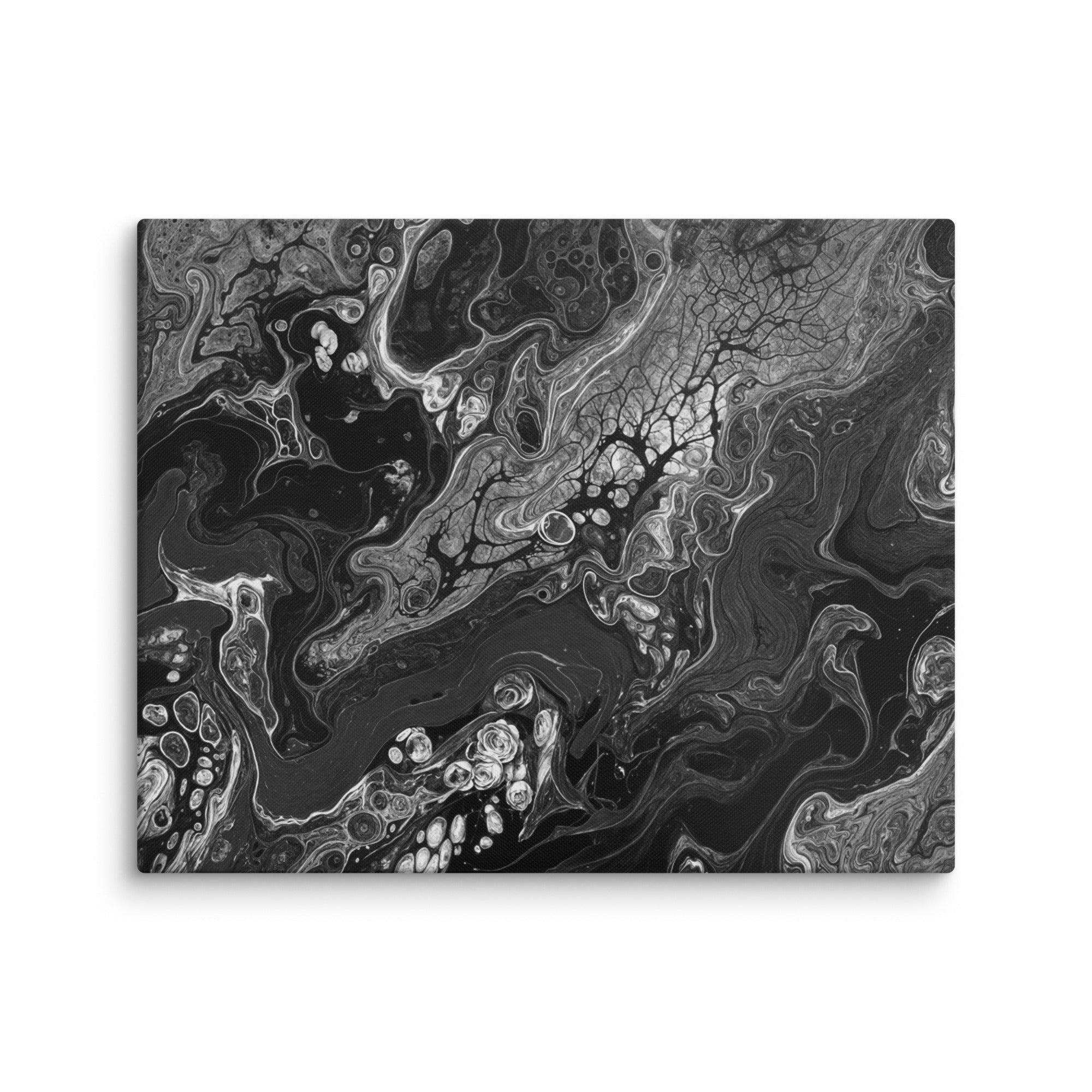 Dark Matter canvas print wall display image in 37 x 37 inch statement piece