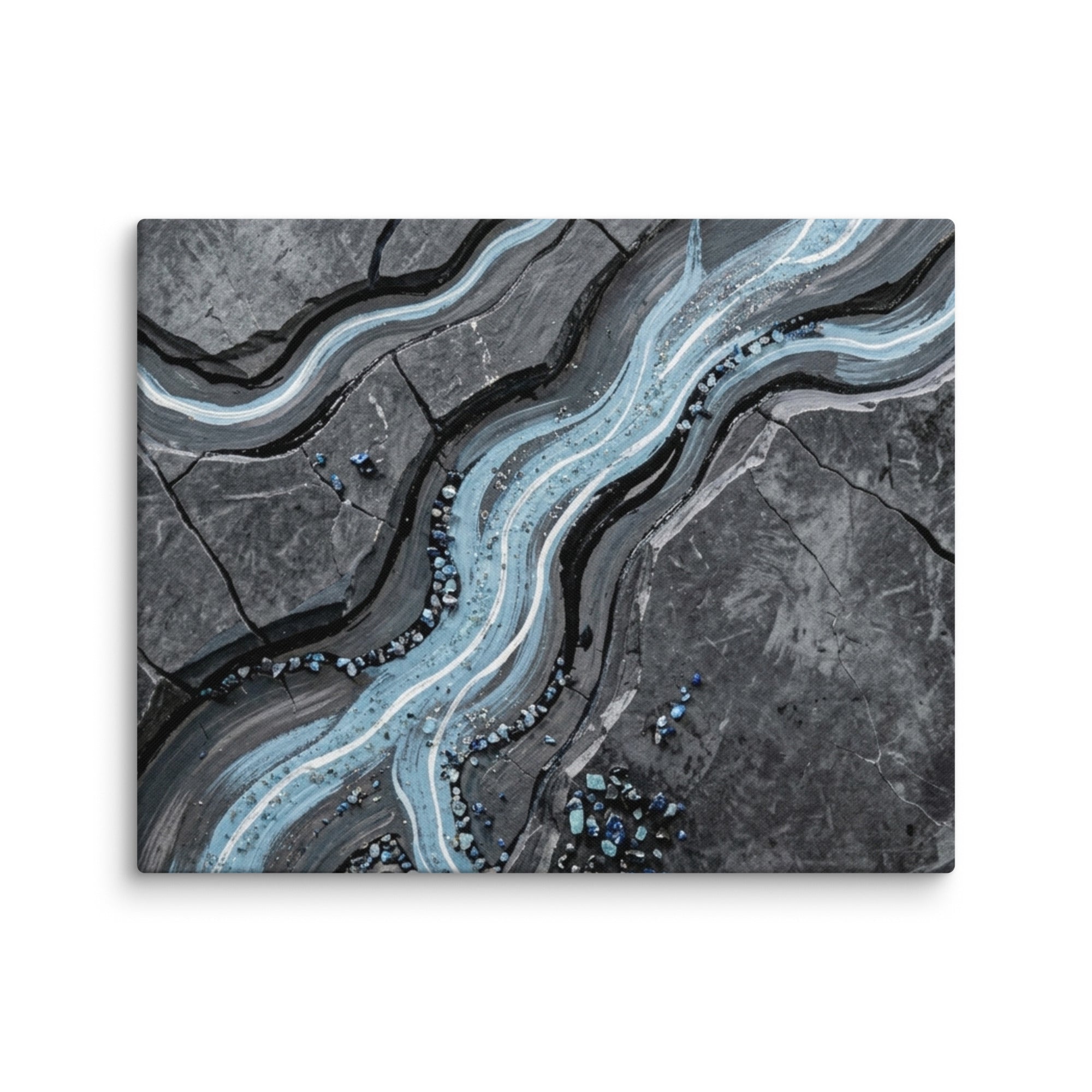 Viscosity canvas print, wall display view in 40 x 55 inch statement piece