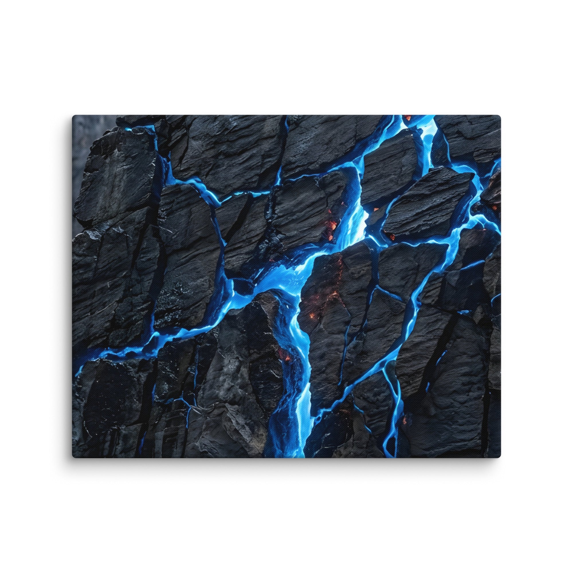 Xenolith canvas print, wall display view in 40 x 55 inch statement piece