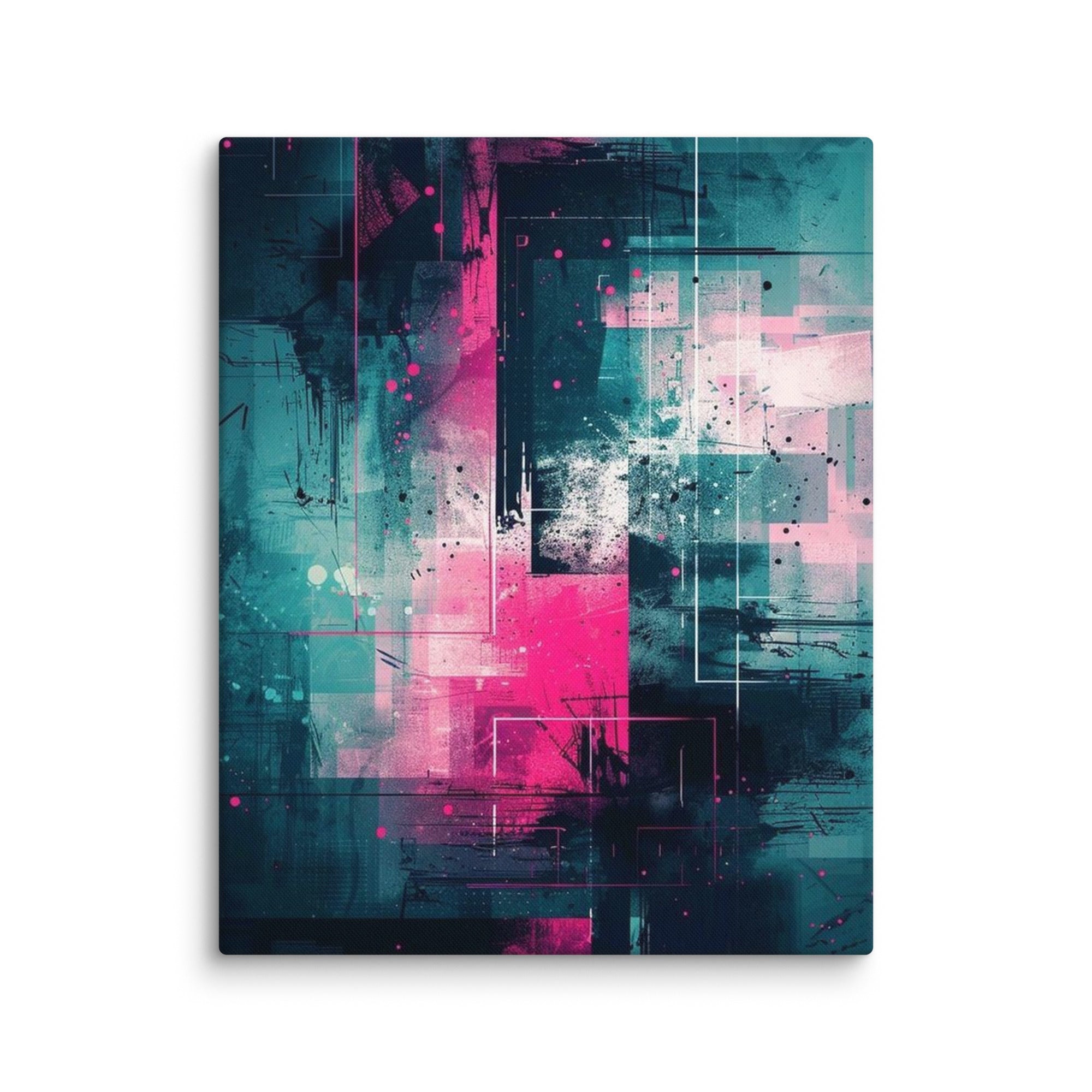 Neona canvas print wall display image in 37 x 37 inch statement piece
