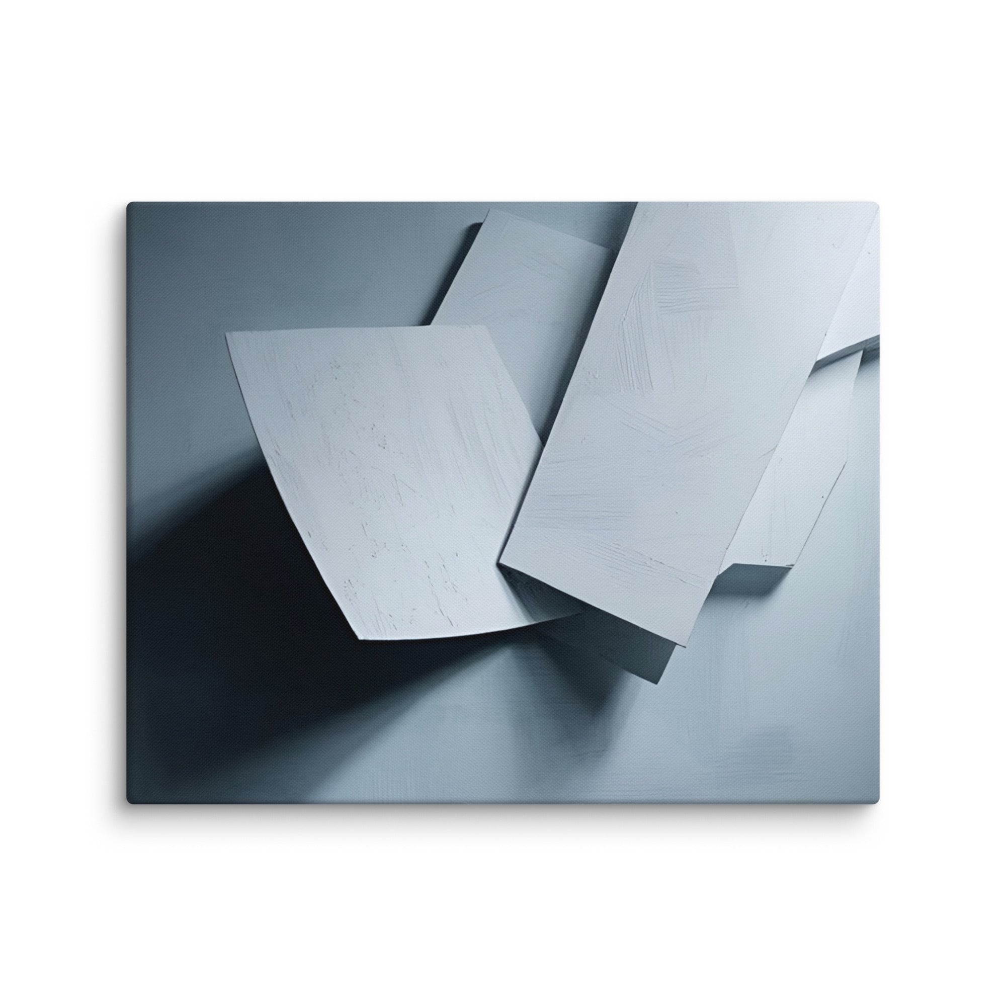 Silhouette canvas print product mockup in 40 x 55 inch statement piece