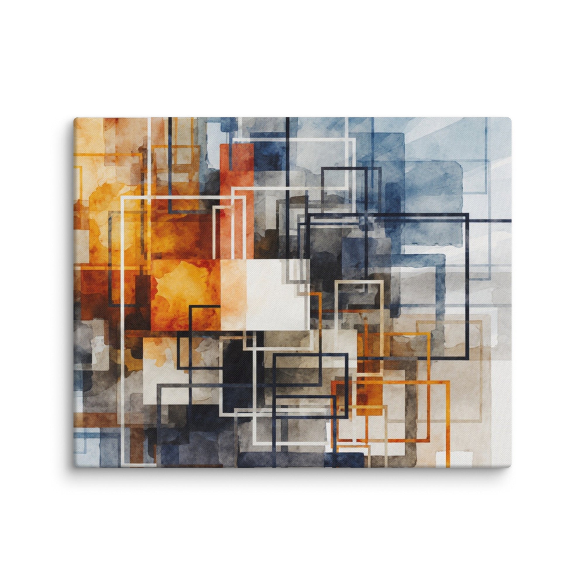 Tessera canvas print wall display image in 37 x 37 inch statement piece
