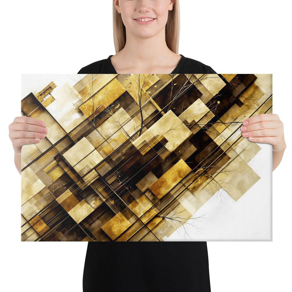 Helios framed canvas print product mockup in 9 x 12 inch universal size