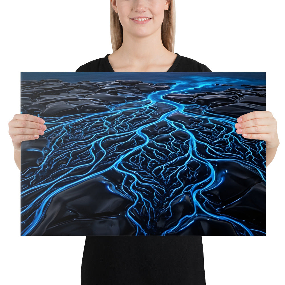 Caldera canvas print wall display image in 12 x 16 inch universal size