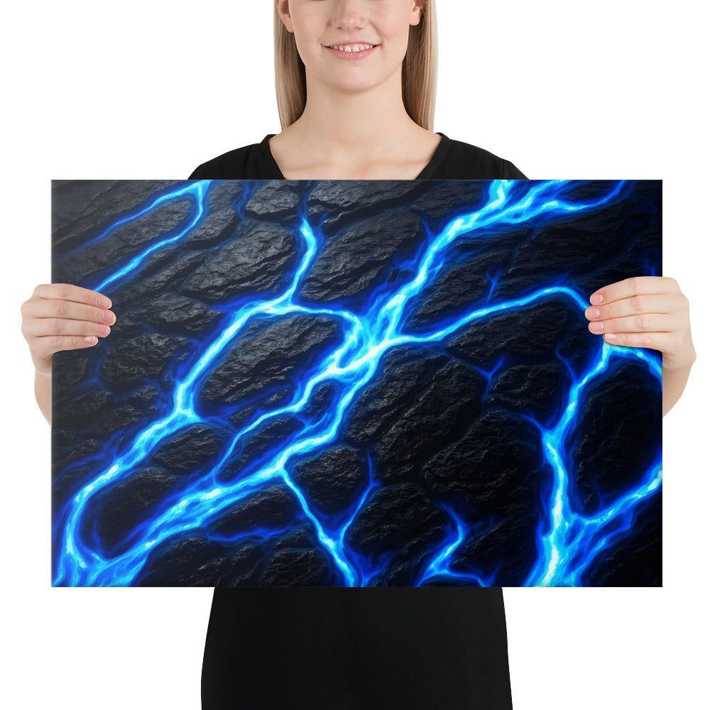Fissure canvas print wall display image in 12 x 16 inch universal size