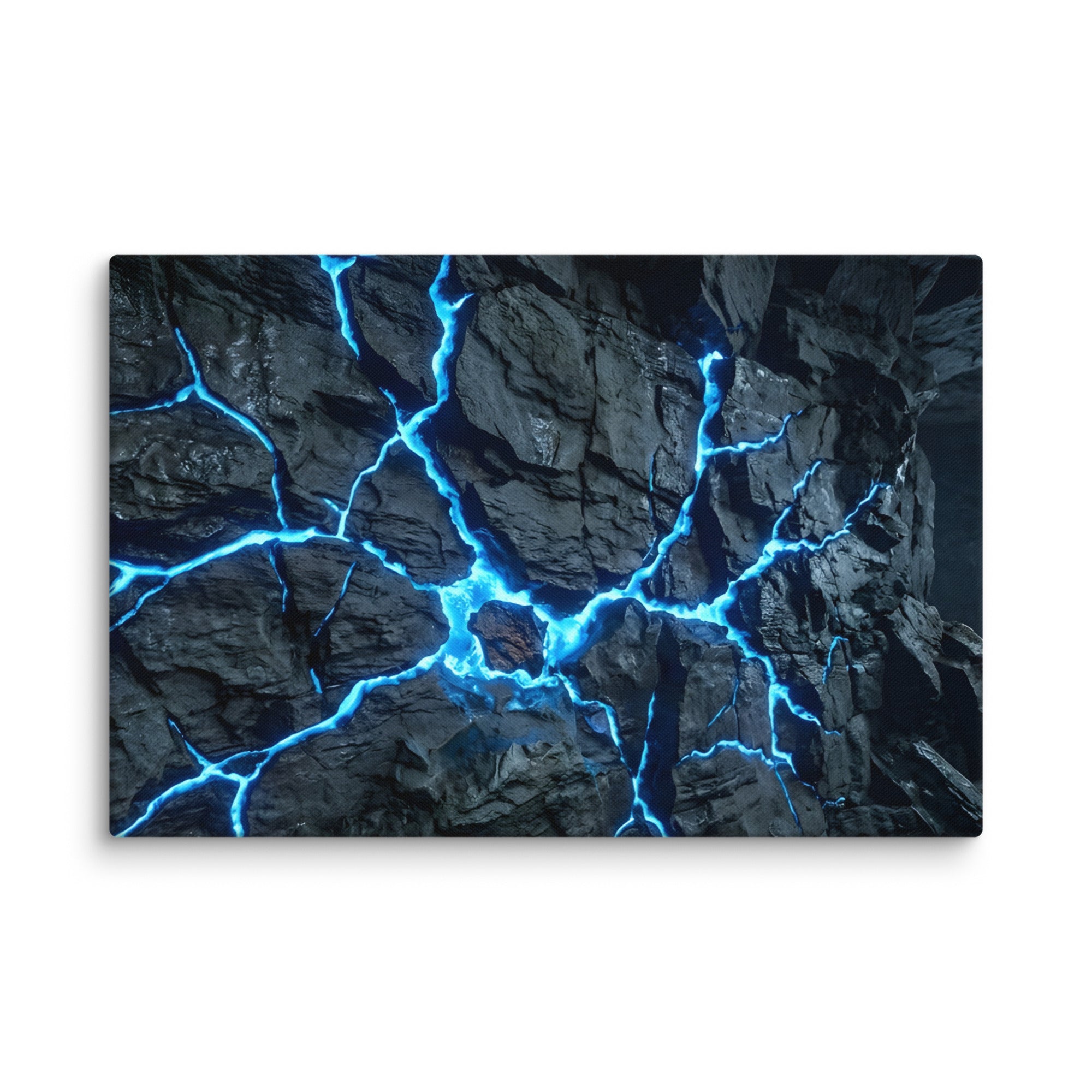 Vesicle canvas print, wall display view in 16 x 16 inch universal size