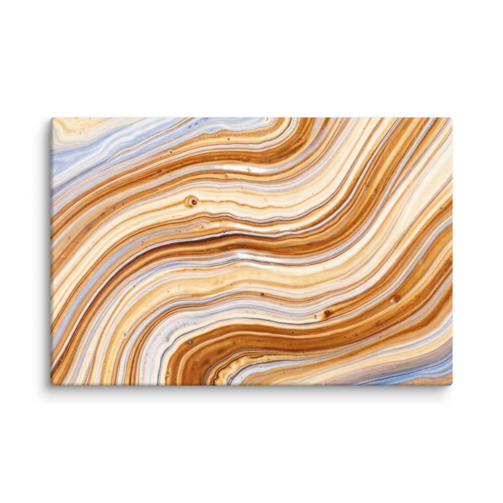 Dune canvas print with product details shown in 14 x 14 inch universal size
