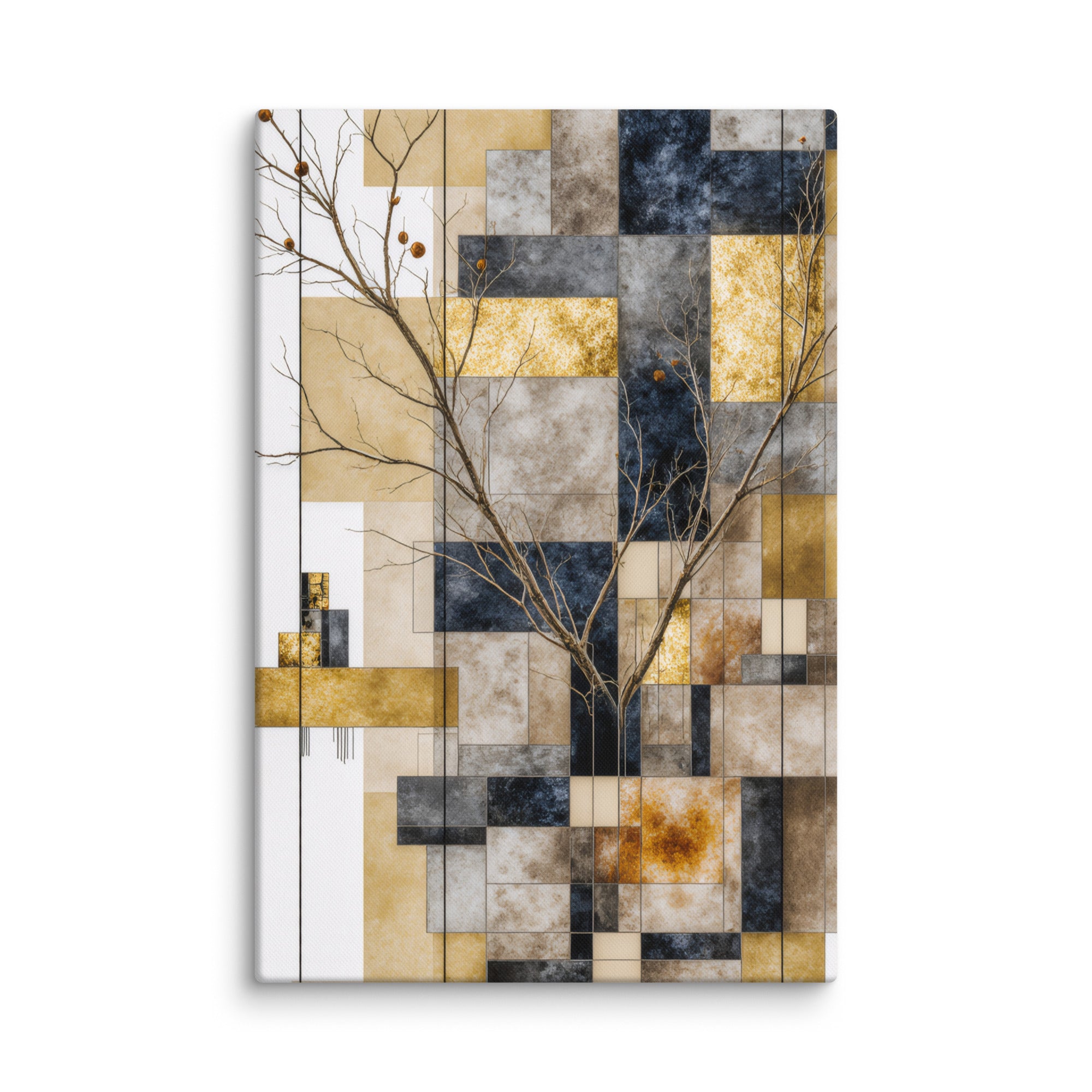 Solari canvas print, wall display view in 12 x 12 inch universal size
