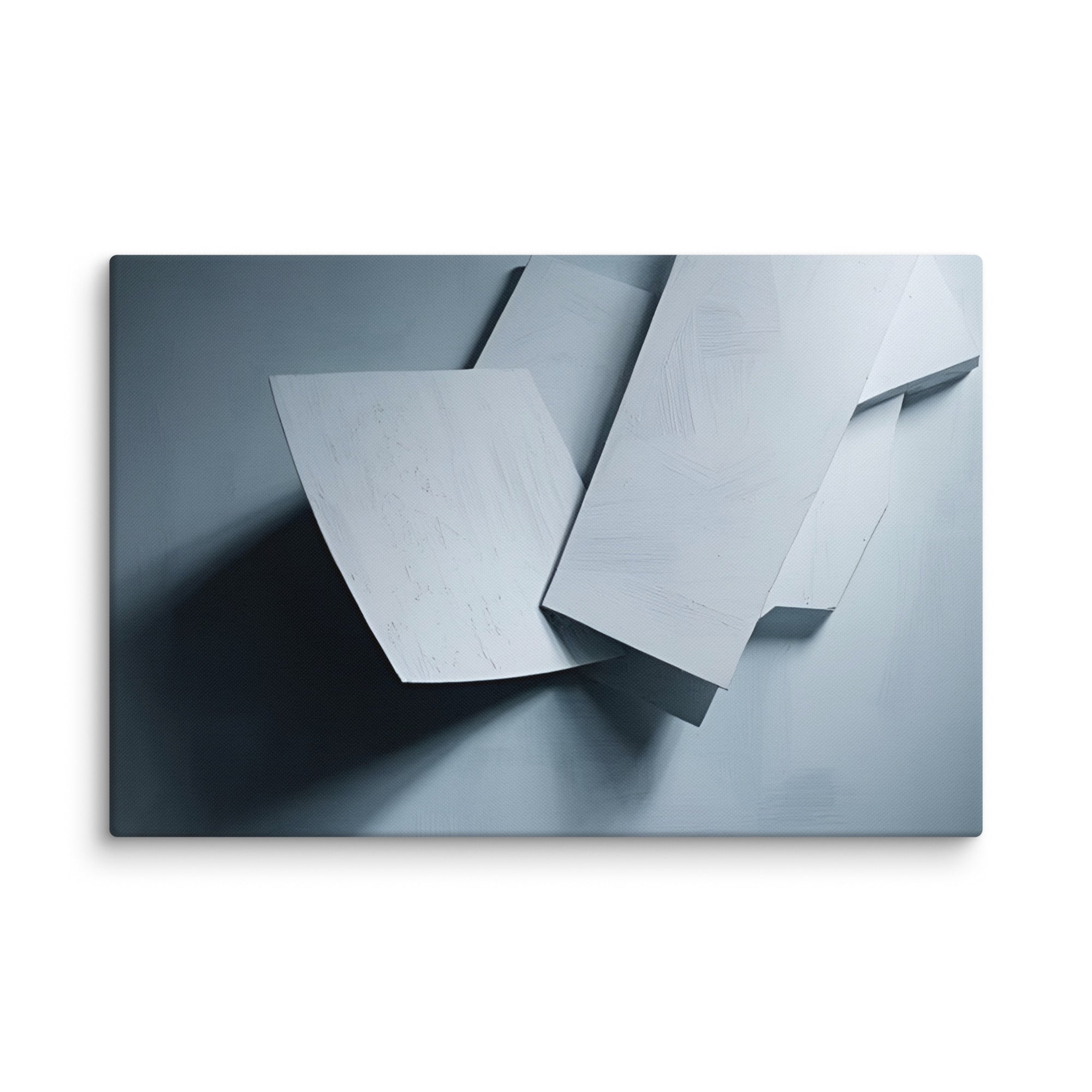 Silhouette canvas print, wall display view in 12 x 12 inch universal size