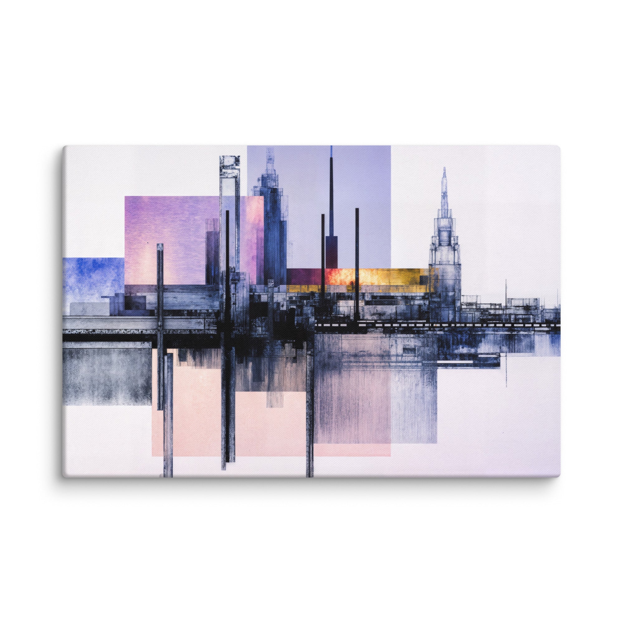 Escapes canvas print, wall display view in 12 x 12 inch universal size