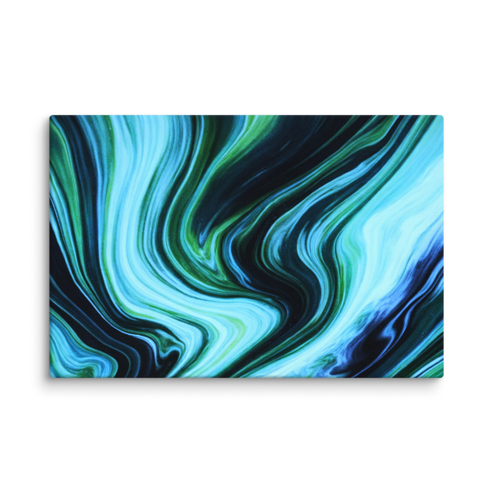 Velocity canvas print with product details shown in 11 x 14 inch universal size