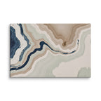 Terrace canvas artwork with stepped stone-like shelves and warm mineral gradients, shown on white.