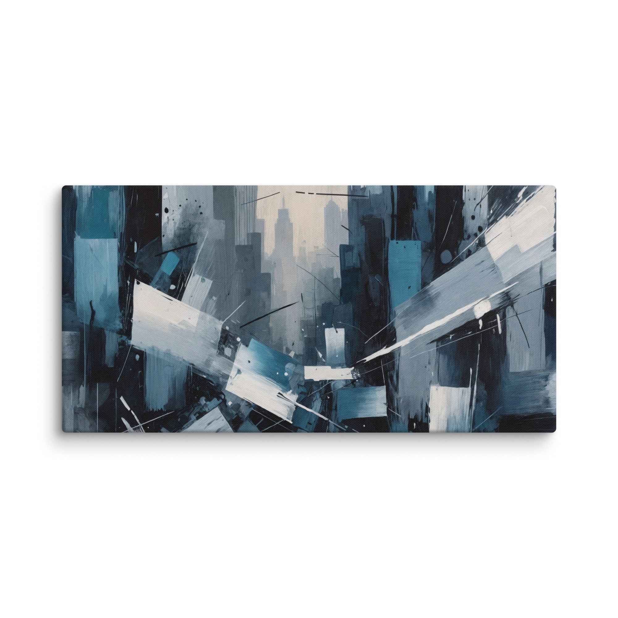 Zephyr canvas skyline product image in 16 x 48 inch statement piece