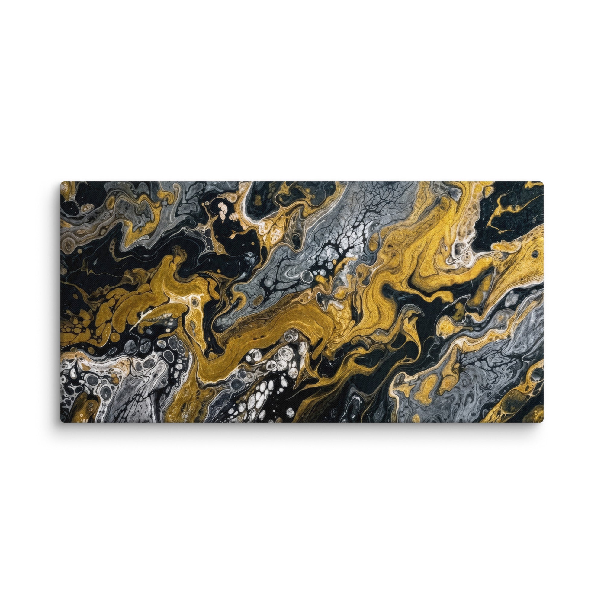 Aurum canvas print with product details shown in 20 x 30 inch large size