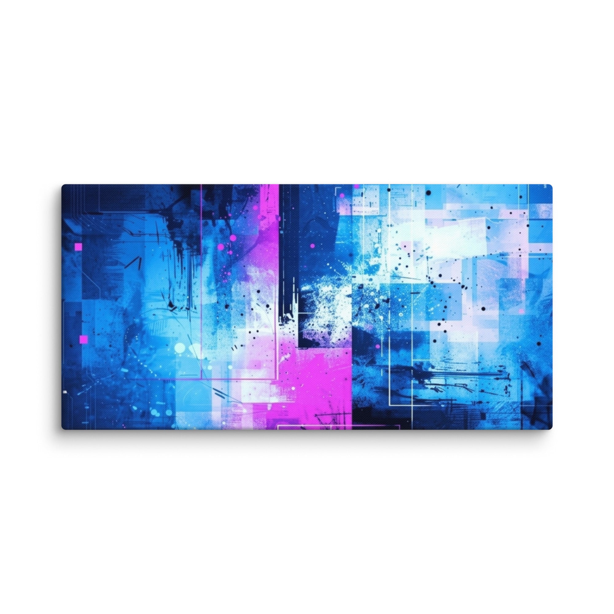 Canvas 'Neon wall art product image in 12 x 16 inch universal size