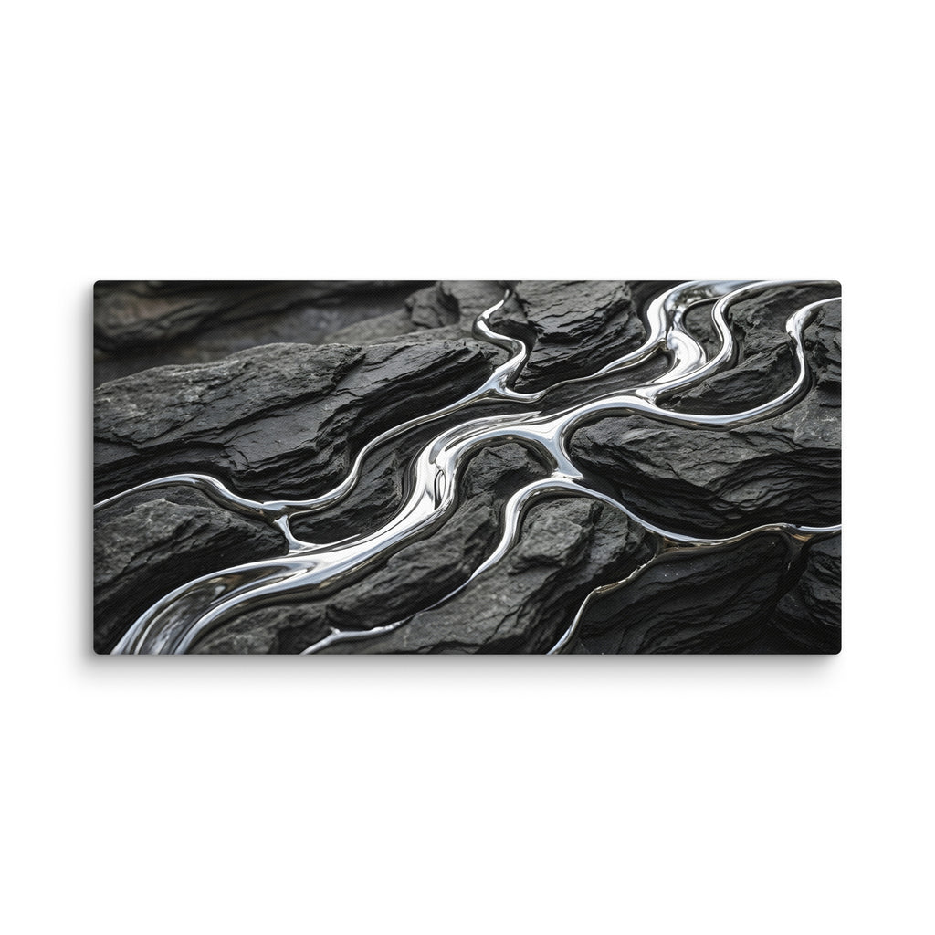 Basalt canvas print product view in 12 x 24 inch universal size