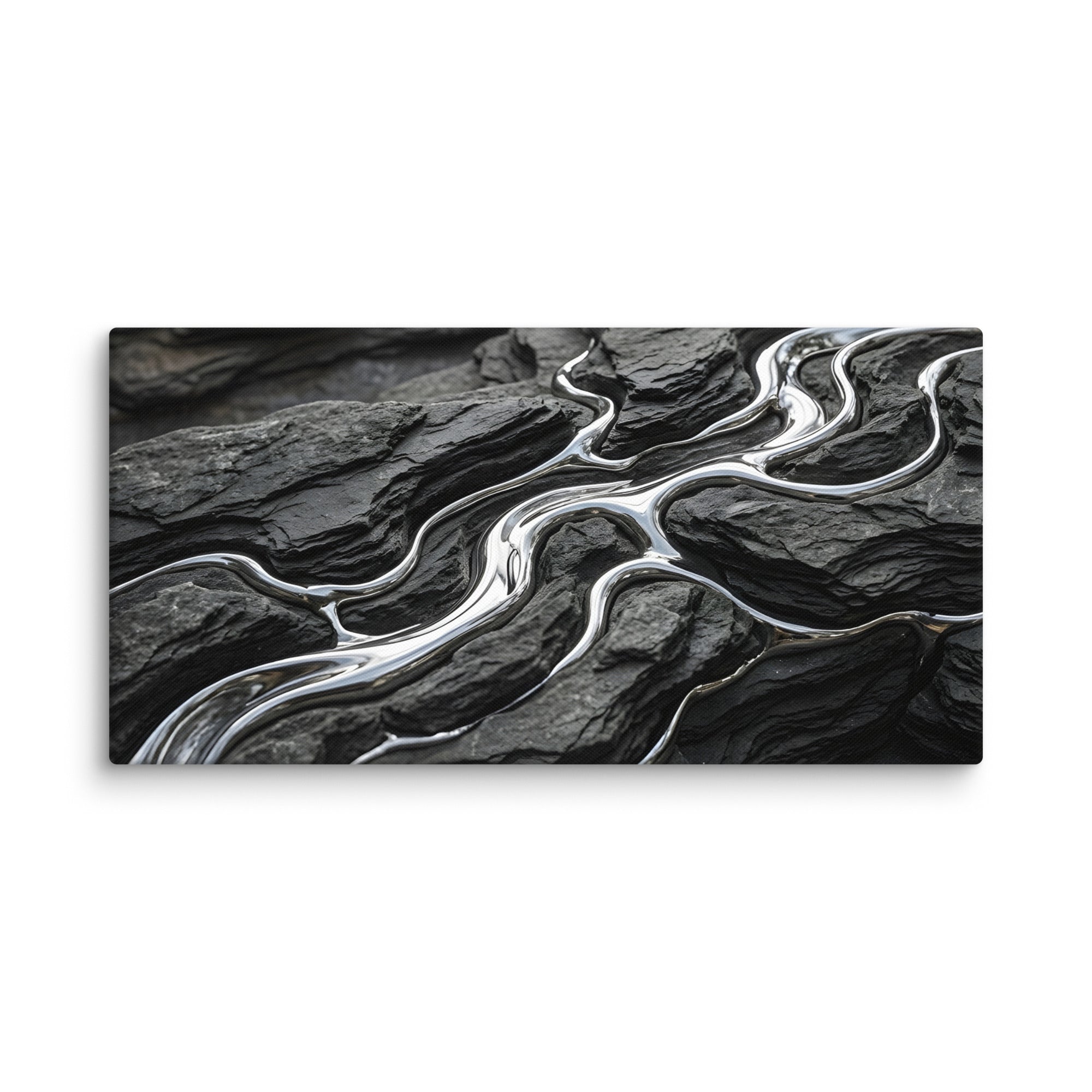 Basalt canvas print product view in 12 x 24 inch universal size