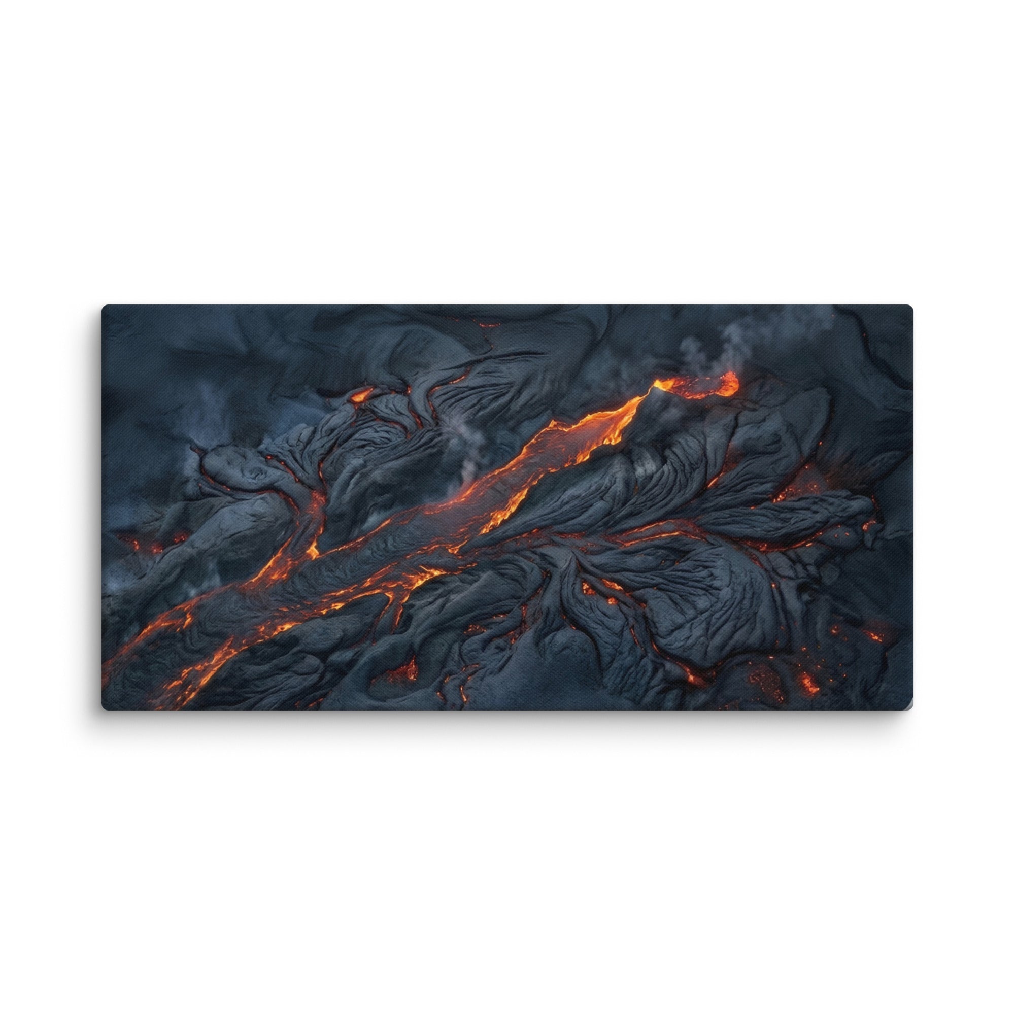 Molten canvas print with product details shown in 20 x 24 inch large size