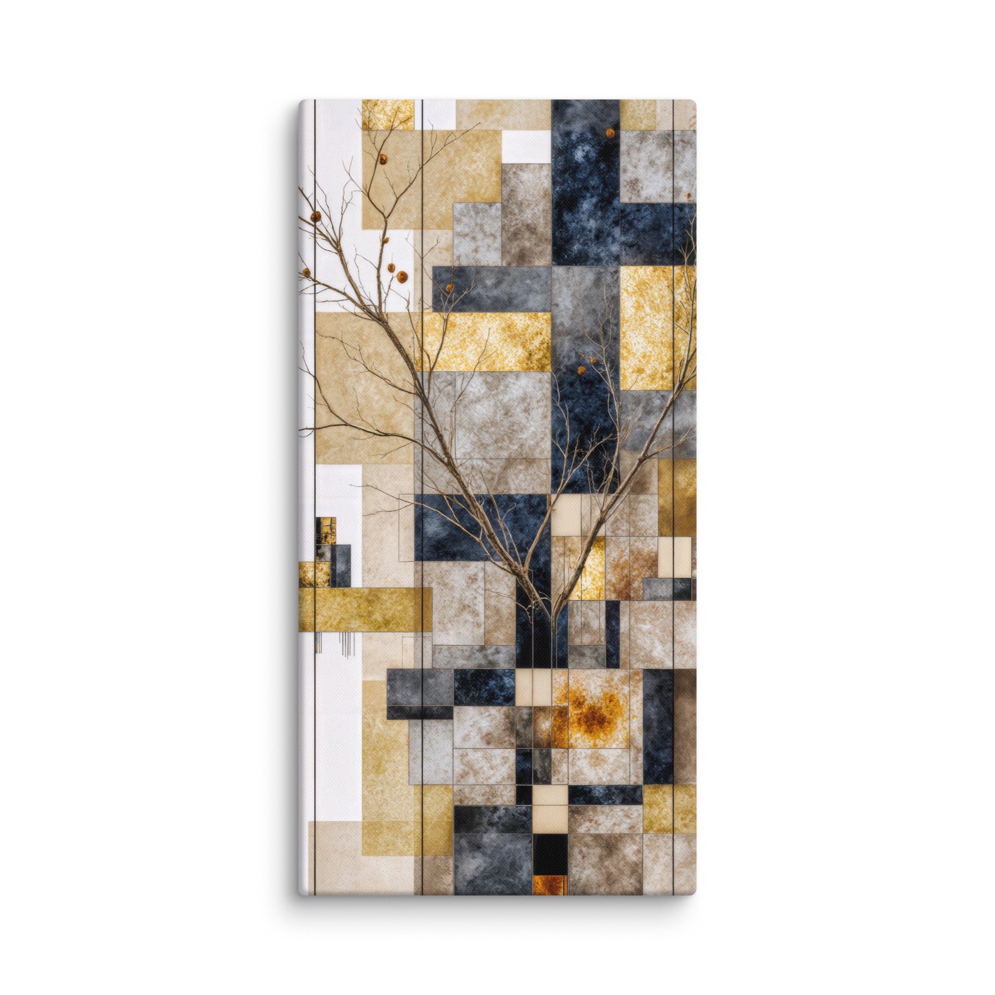Aurelius canvas print with product details shown in 14 x 14 inch universal size