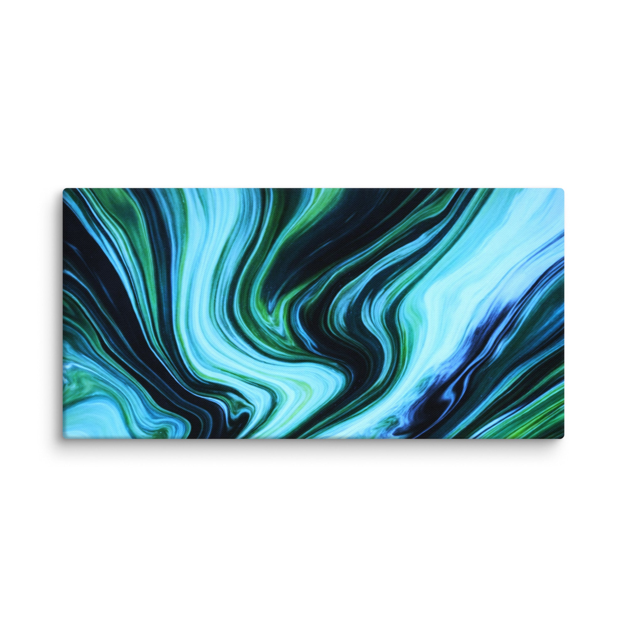 Velocity canvas print, wall display view in 12 x 12 inch universal size