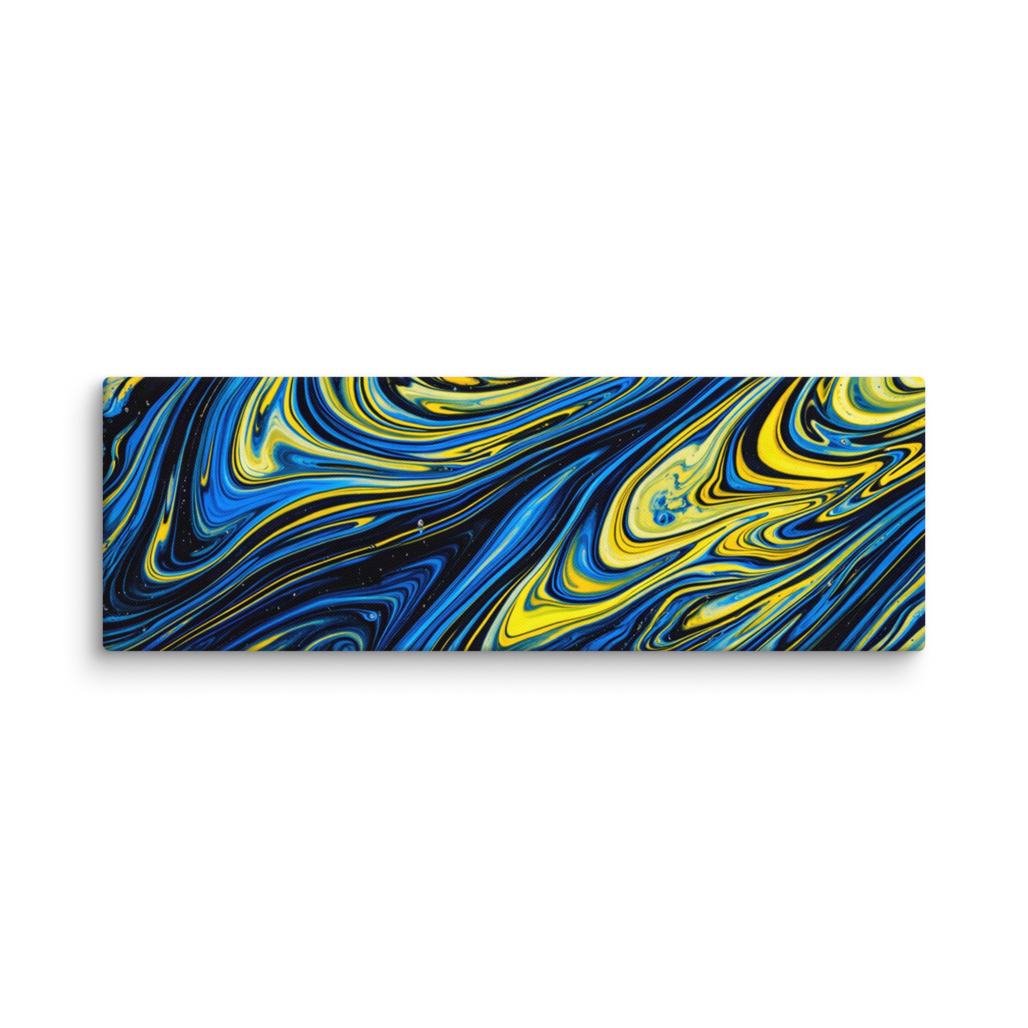 Coral canvas print, wall display view in 16 x 20 inch universal size