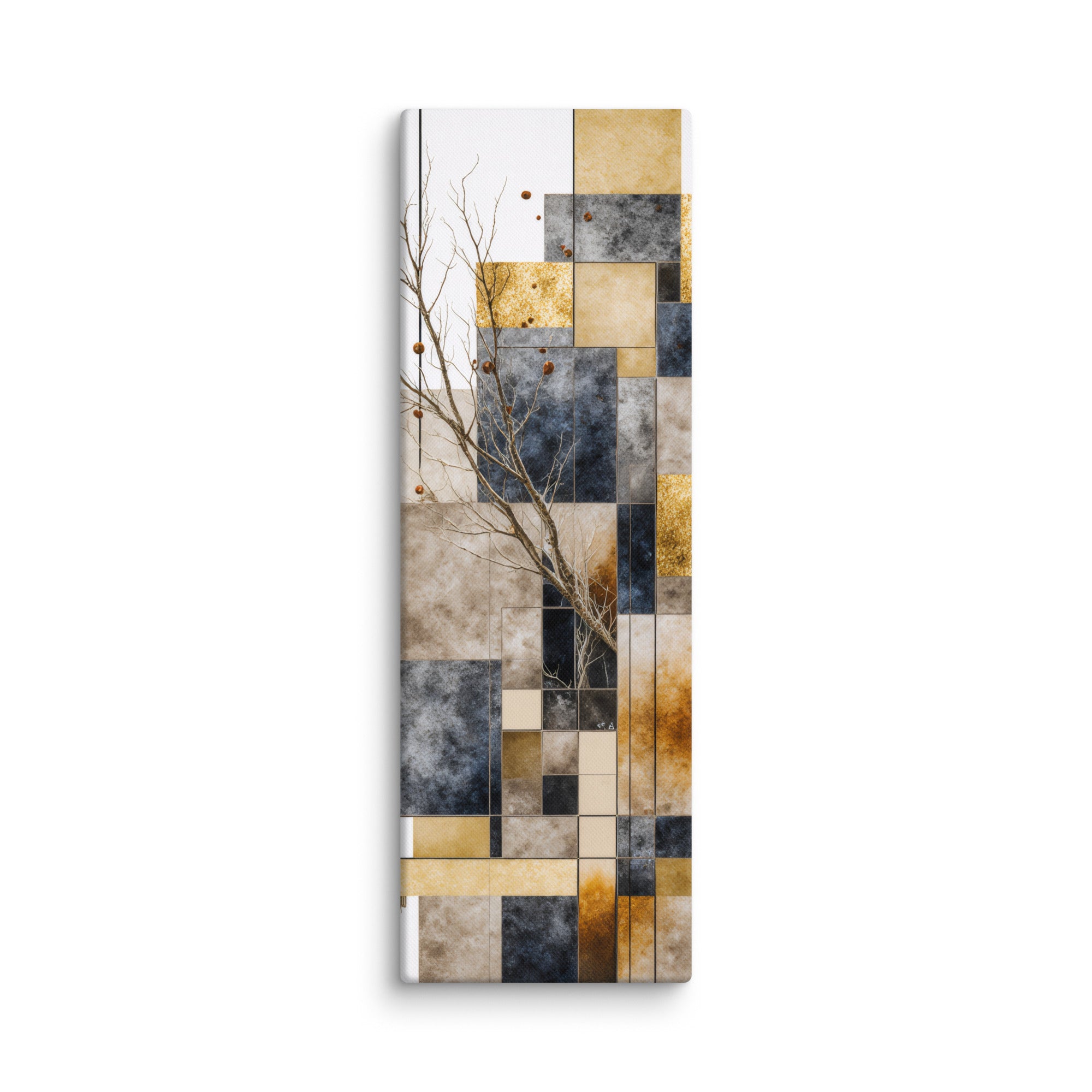 Scorie canvas print shown in wall display view in 24 x 32 inch large size