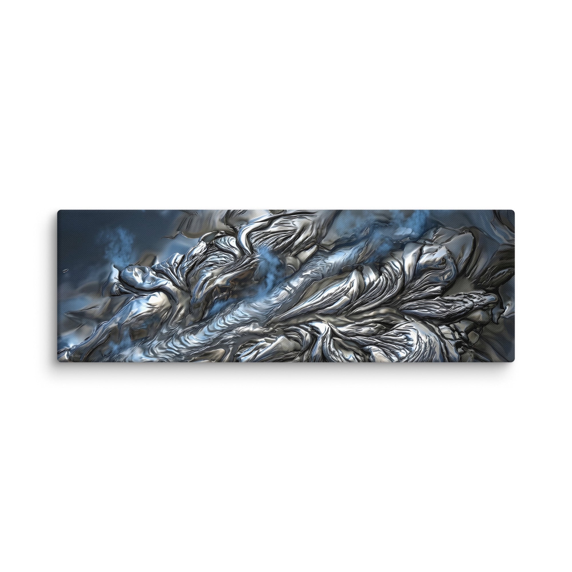 Andesite canvas print shown in wall display view in 12 x 18 inch universal size