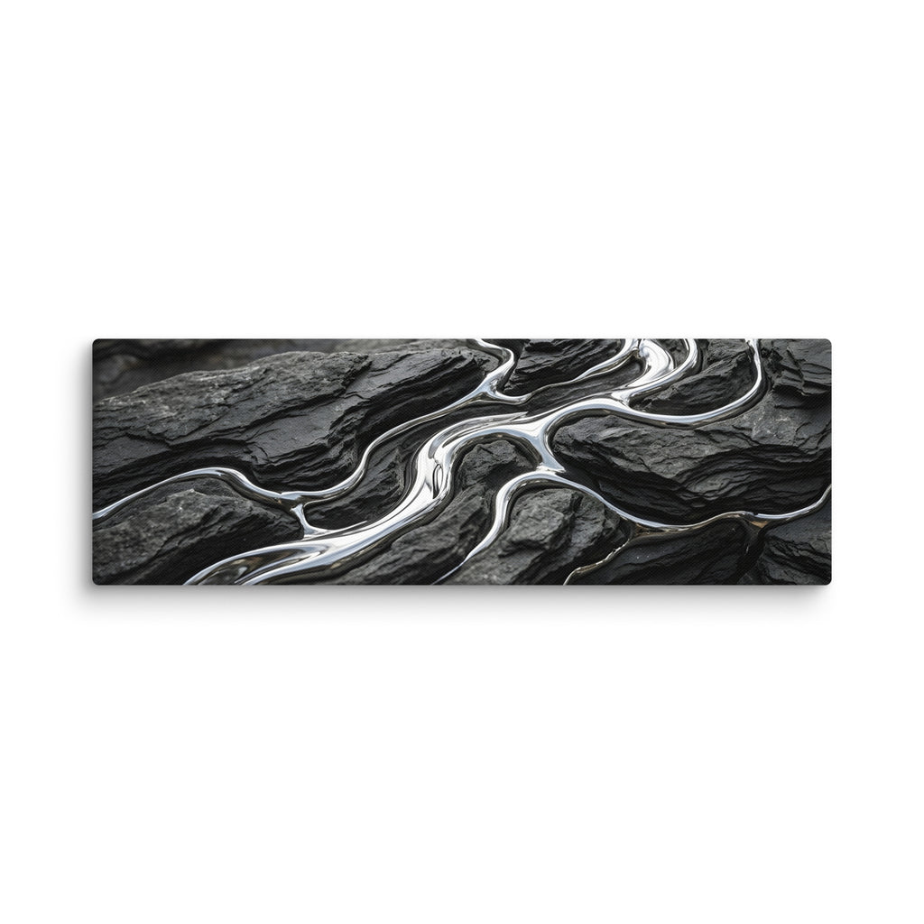 Basalt canvas print image for product listing in 12 x 36 inch large size