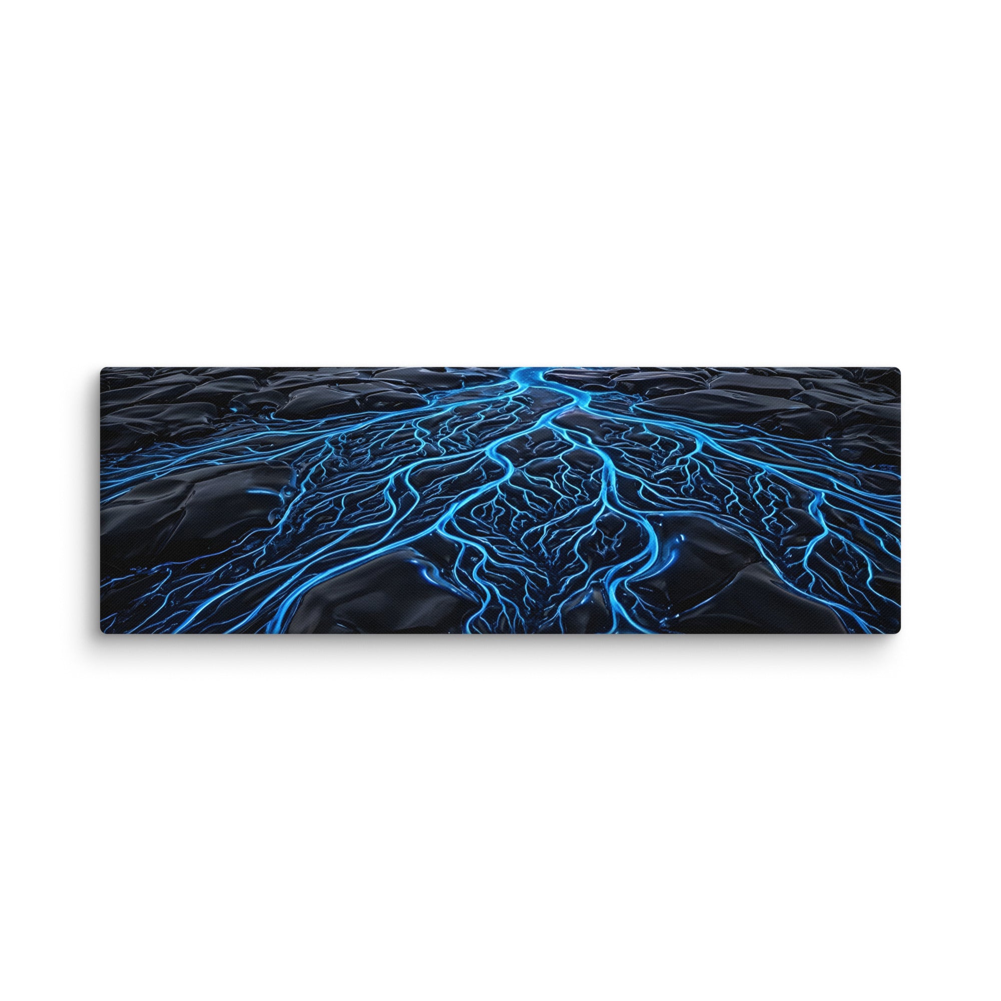 Caldera canvas print, wall display view in 20 x 28 inch large size