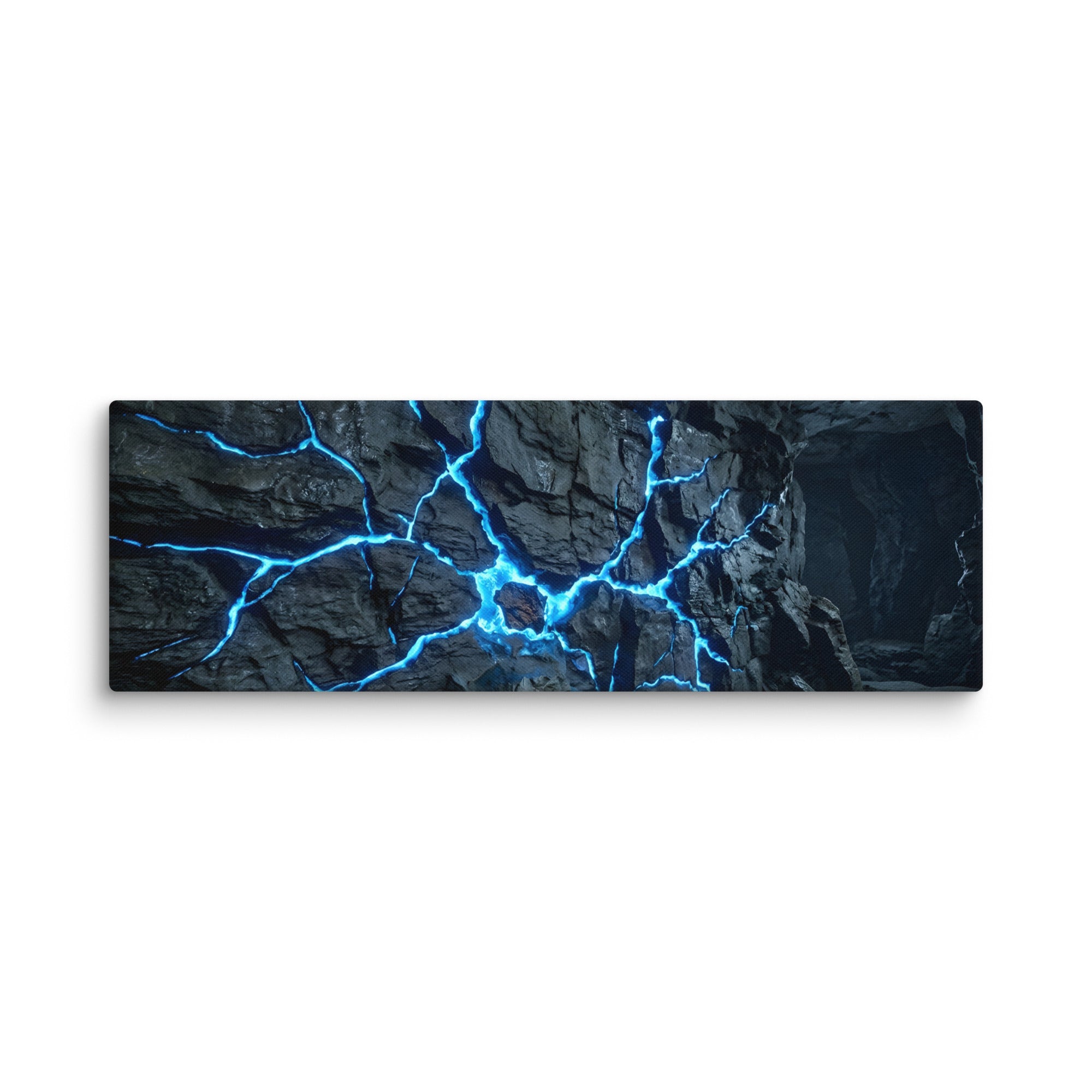 Vesicle canvas print shown in wall display view in 16 x 24 inch universal size