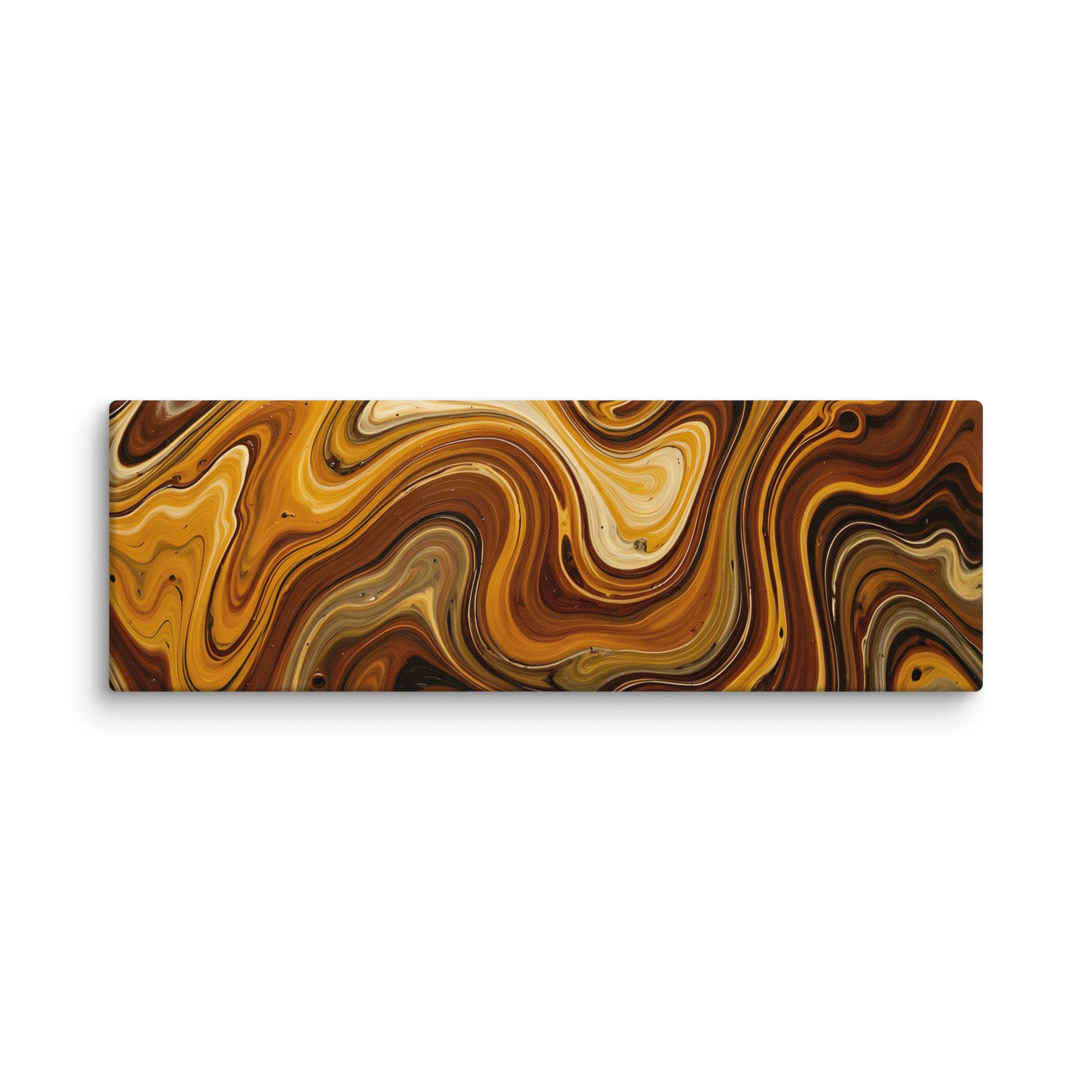 Molten Earth canvas print shown in wall display view in 12 x 18 inch universal size