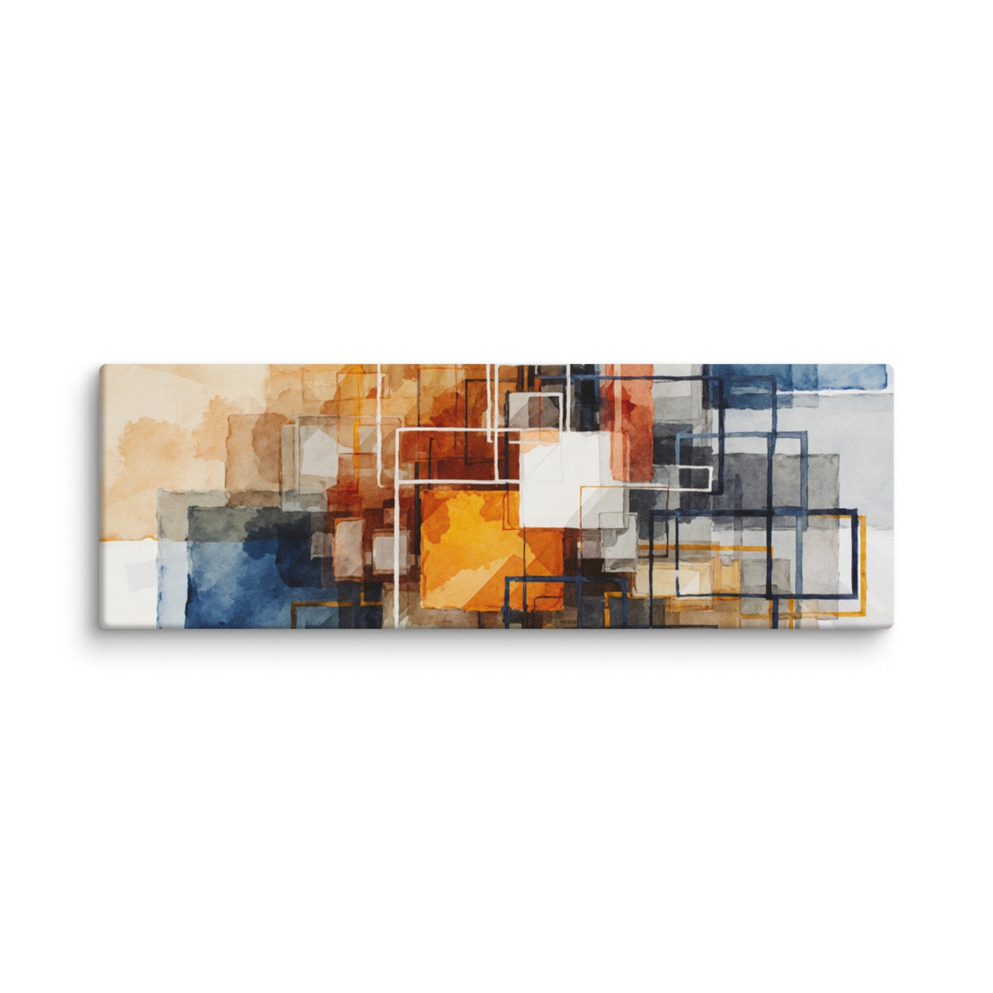 Plinth canvas print shown in wall display view in 12 x 18 inch universal size