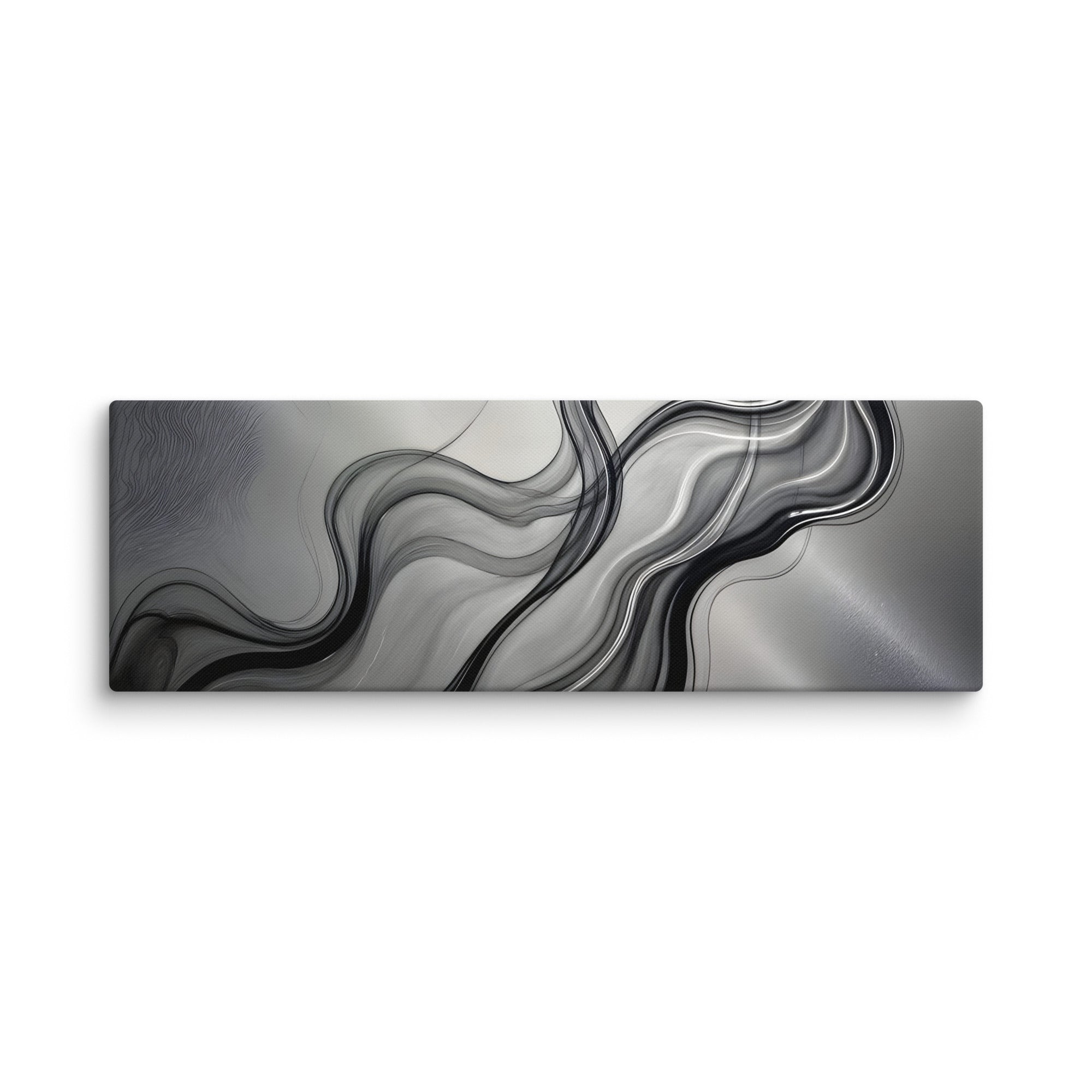 Smoke canvas print shown in wall display view in 12 x 18 inch universal size