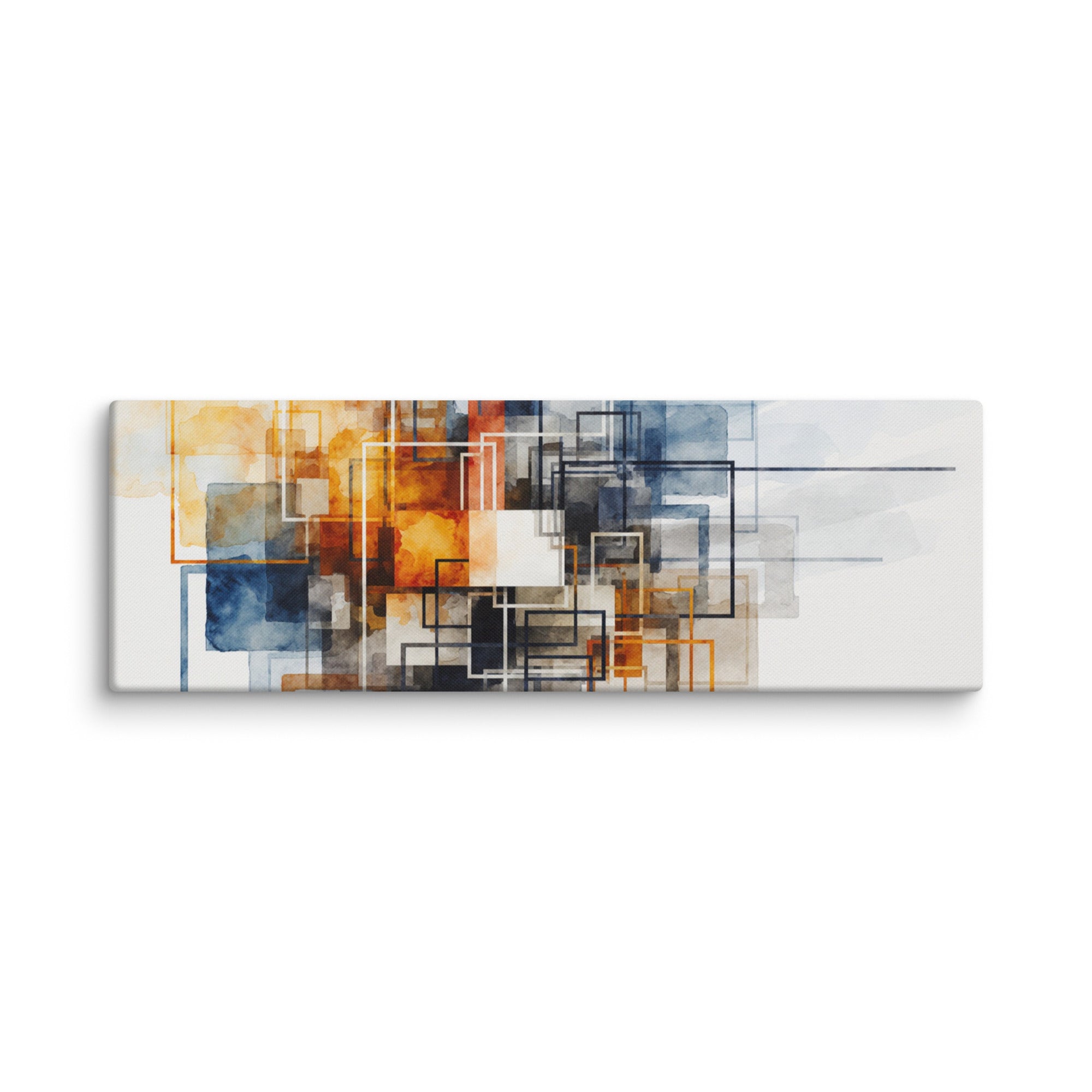 Tessera canvas print shown in wall display view in 12 x 18 inch universal size